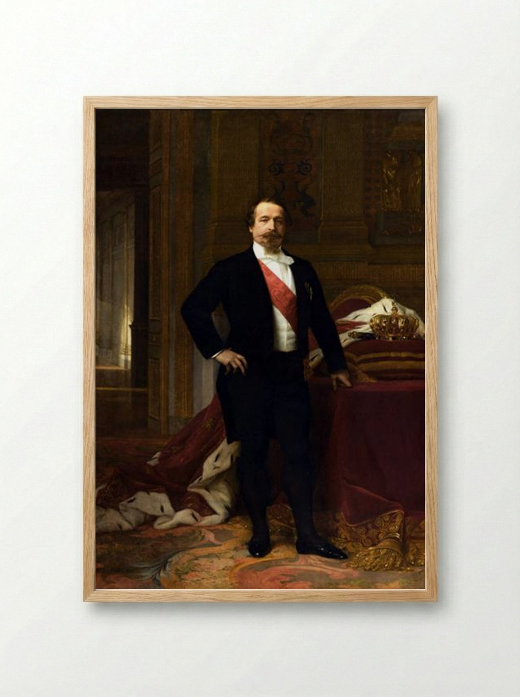 Napoleon III - Alexandre Cabanel - Framed Print Wood