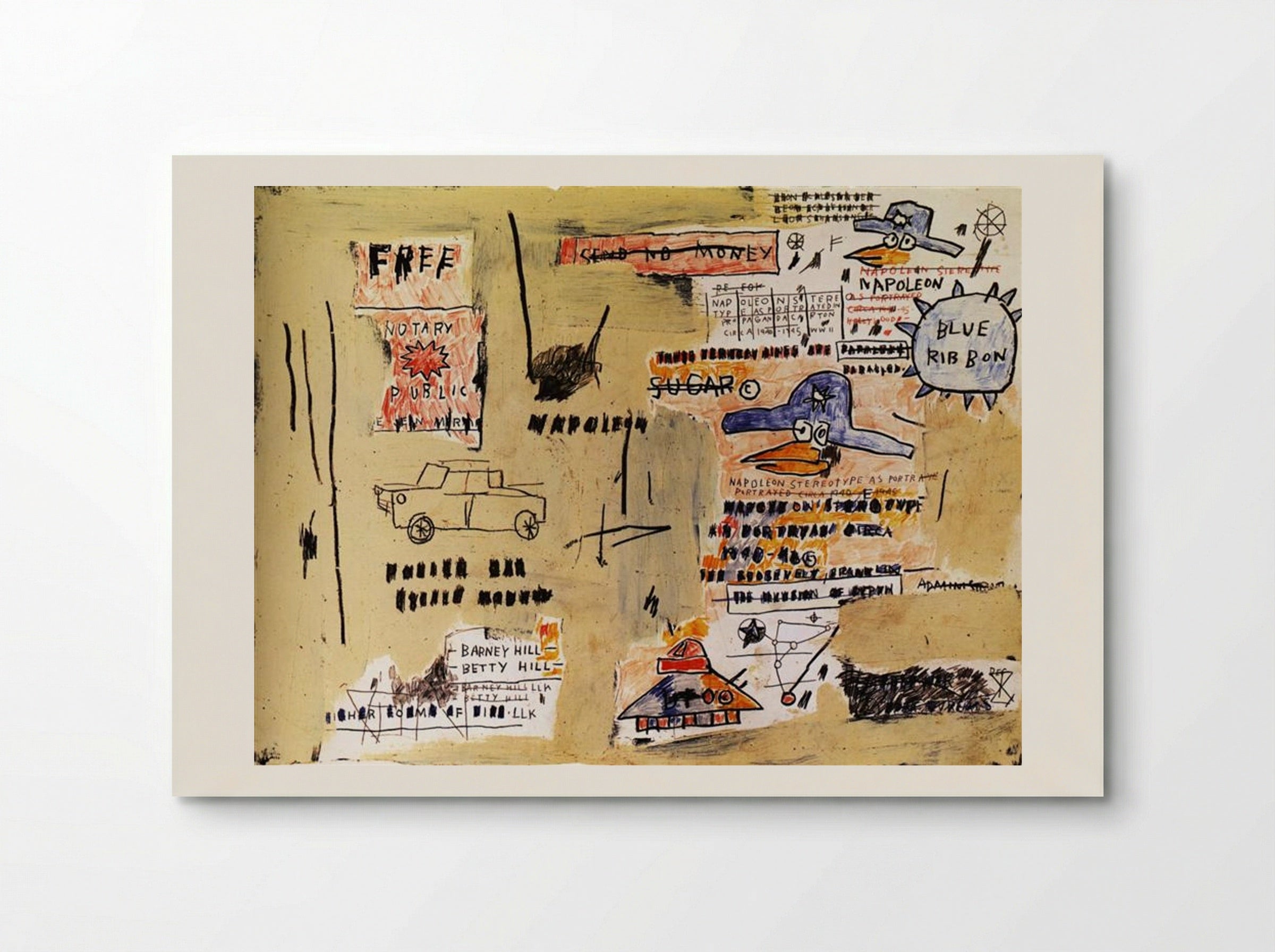 Napoleon Stereotype as Portrayed - Jean-Michel Basquiat - Poster