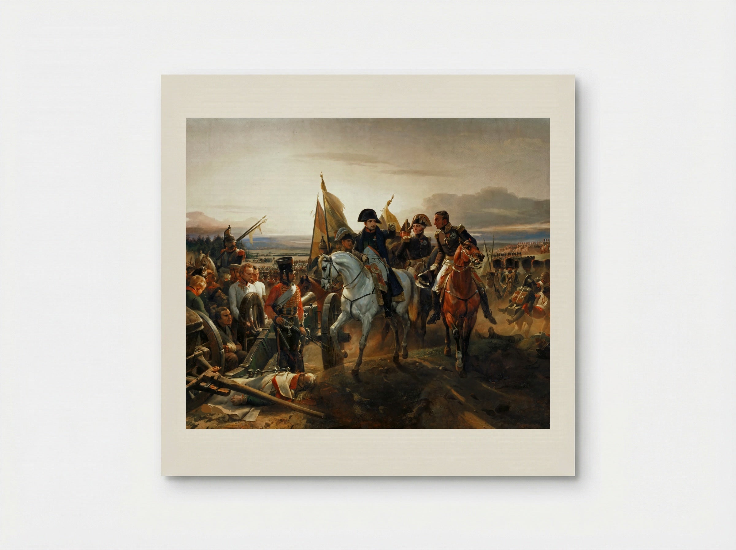 Napoleon at the Battle of Friedland - Horace Vernet - Poster