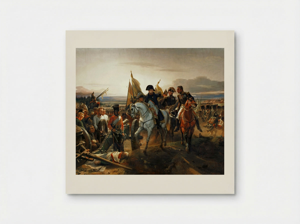 Napoleon at the Battle of Friedland - Horace Vernet - Poster