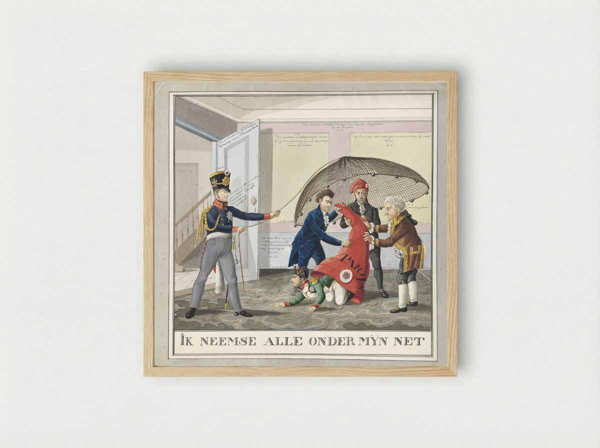 Napoleon in de Jacobijnenmuts - Wijnand Esser - Framed Print Wood