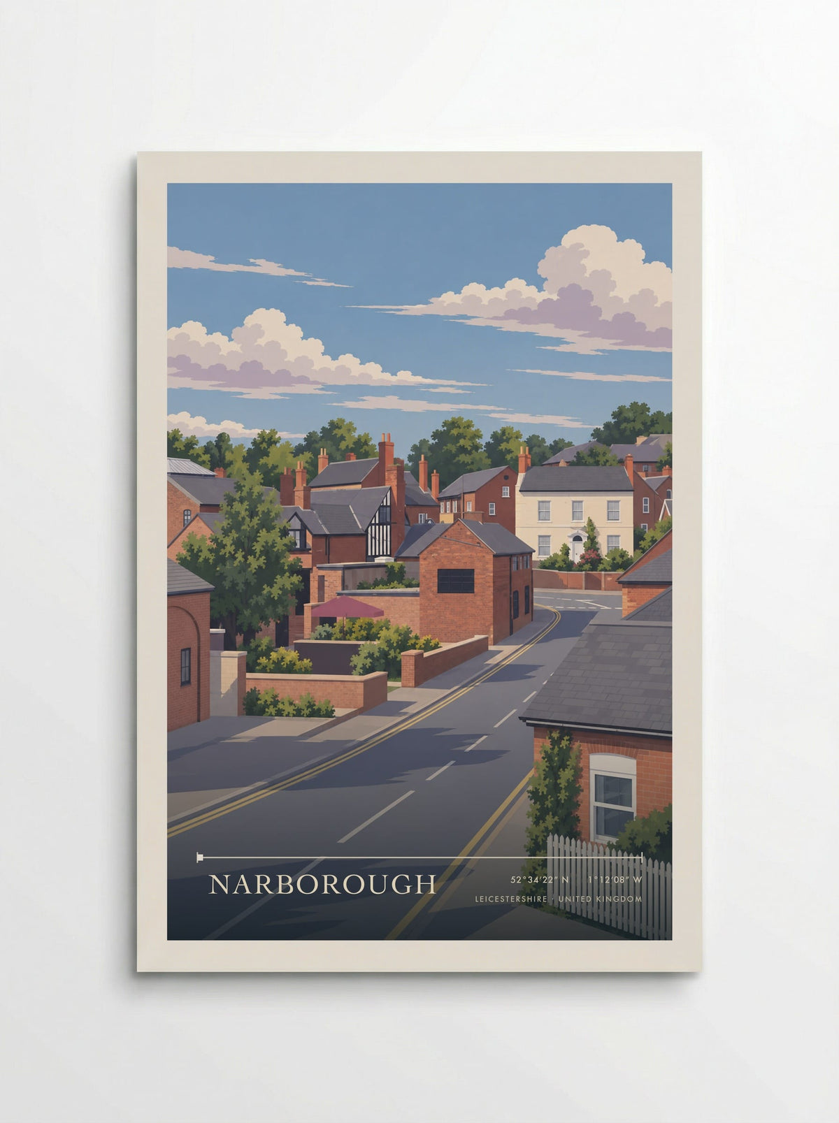 Narborough, Leicestershire | Travel Poster - Poster