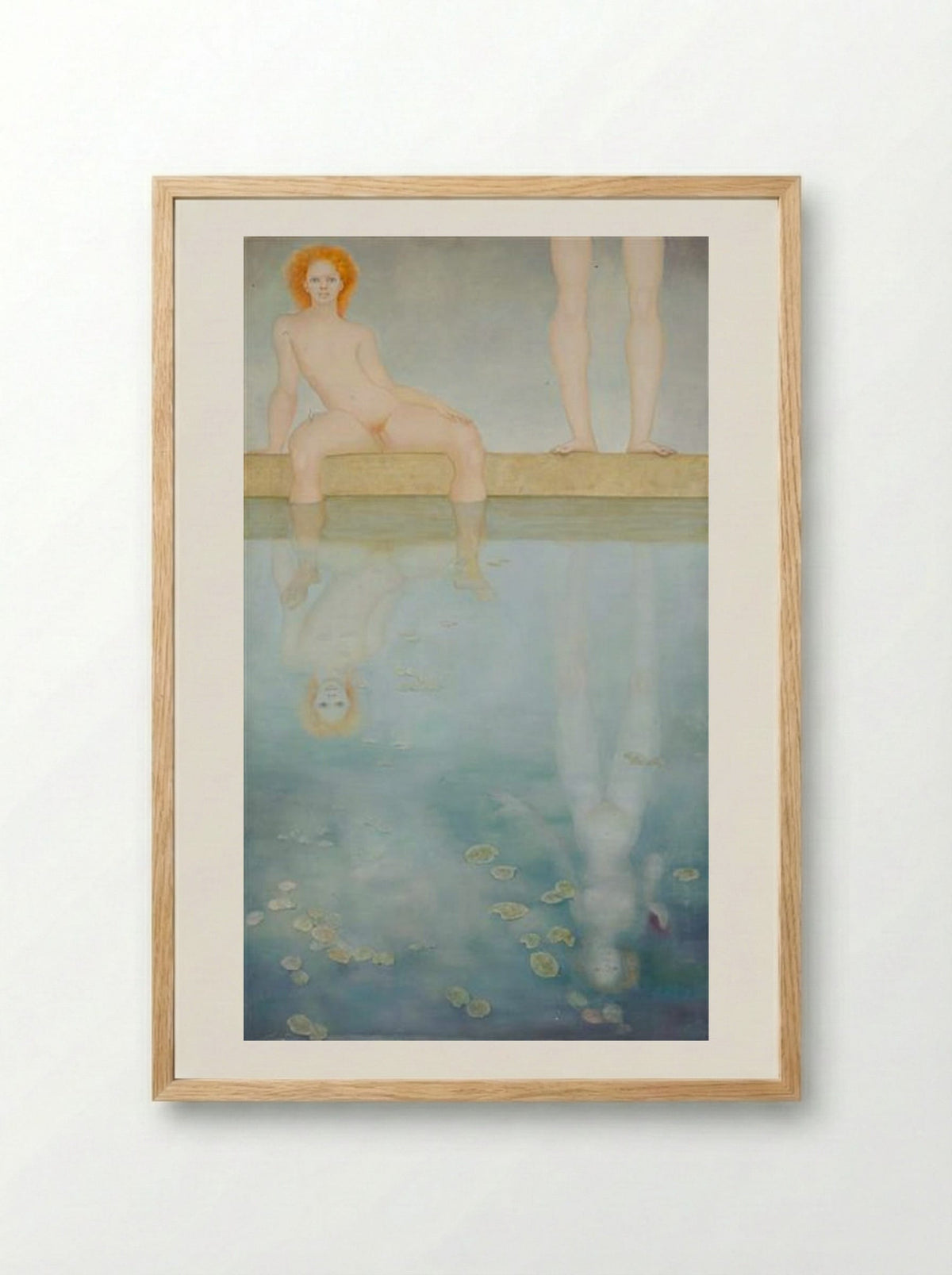 Narcisse Incomparable - Leonor Fini - Framed Print Wood