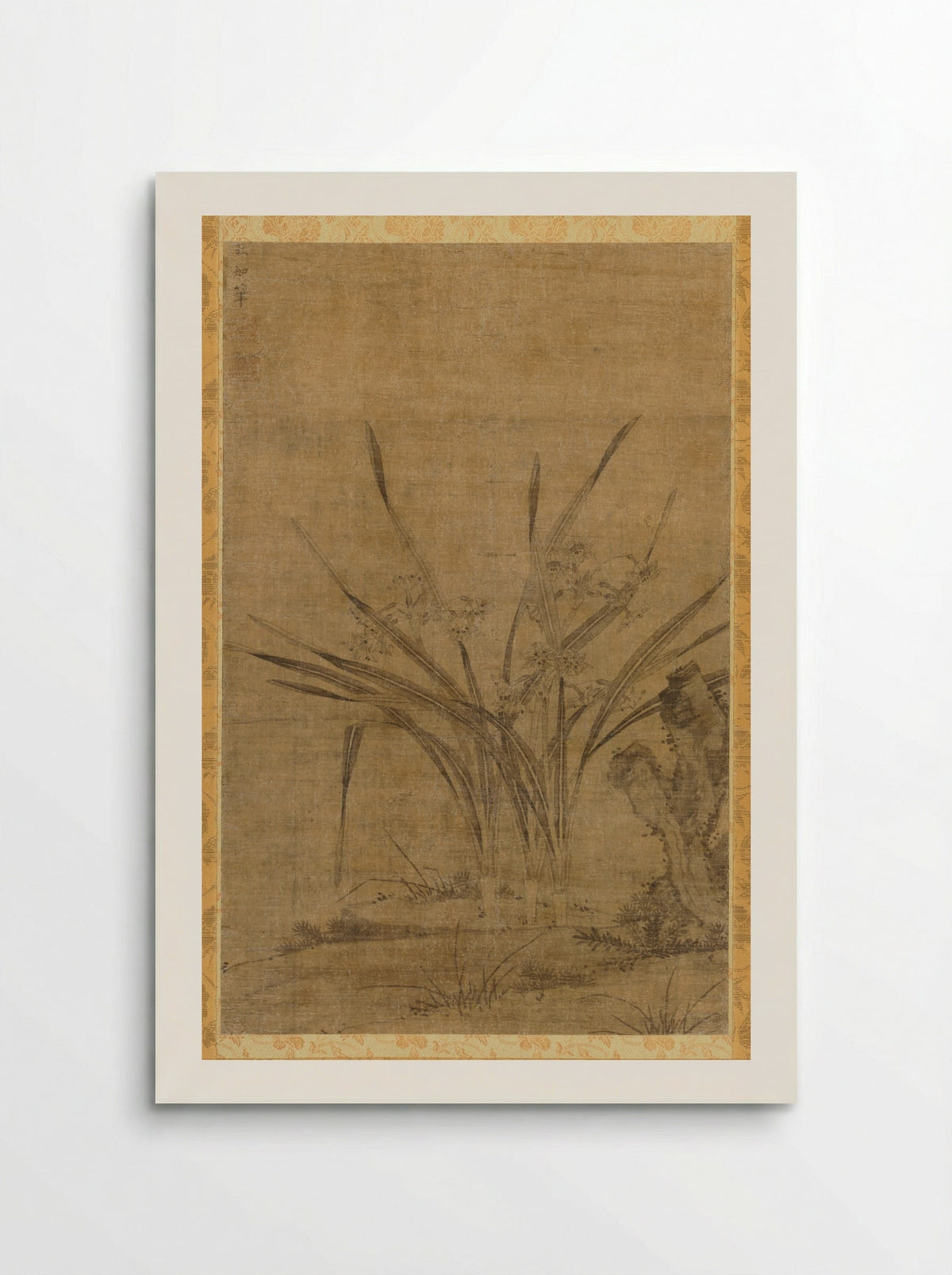 Narcissus and Rocks - Lu Tianru - Poster