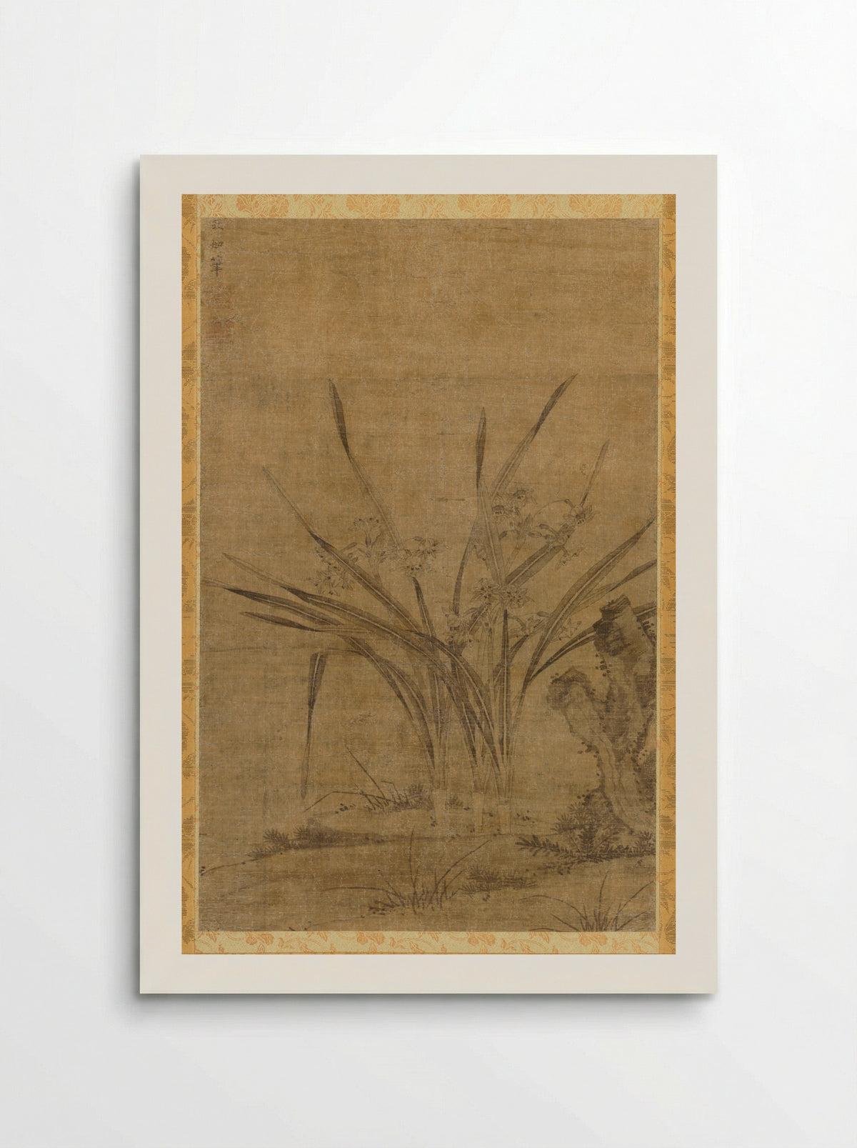 Narcissus and Rocks - Lu Tianru - Poster