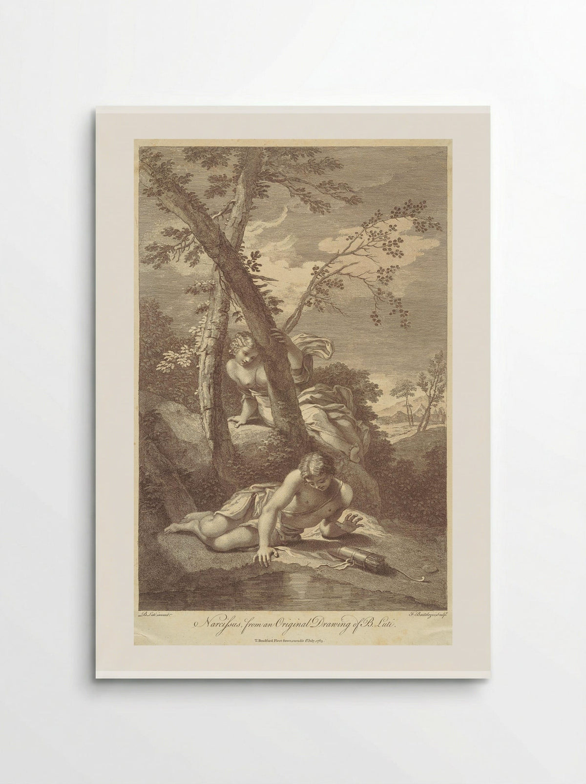 Narcissus - Francesco Bartolozzi - Poster