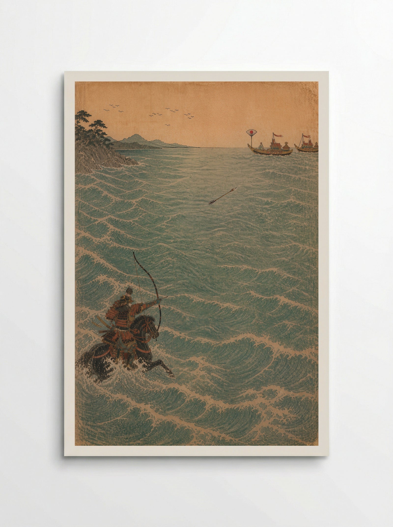 Nasu no Yoichi at Yashima: Across the Water