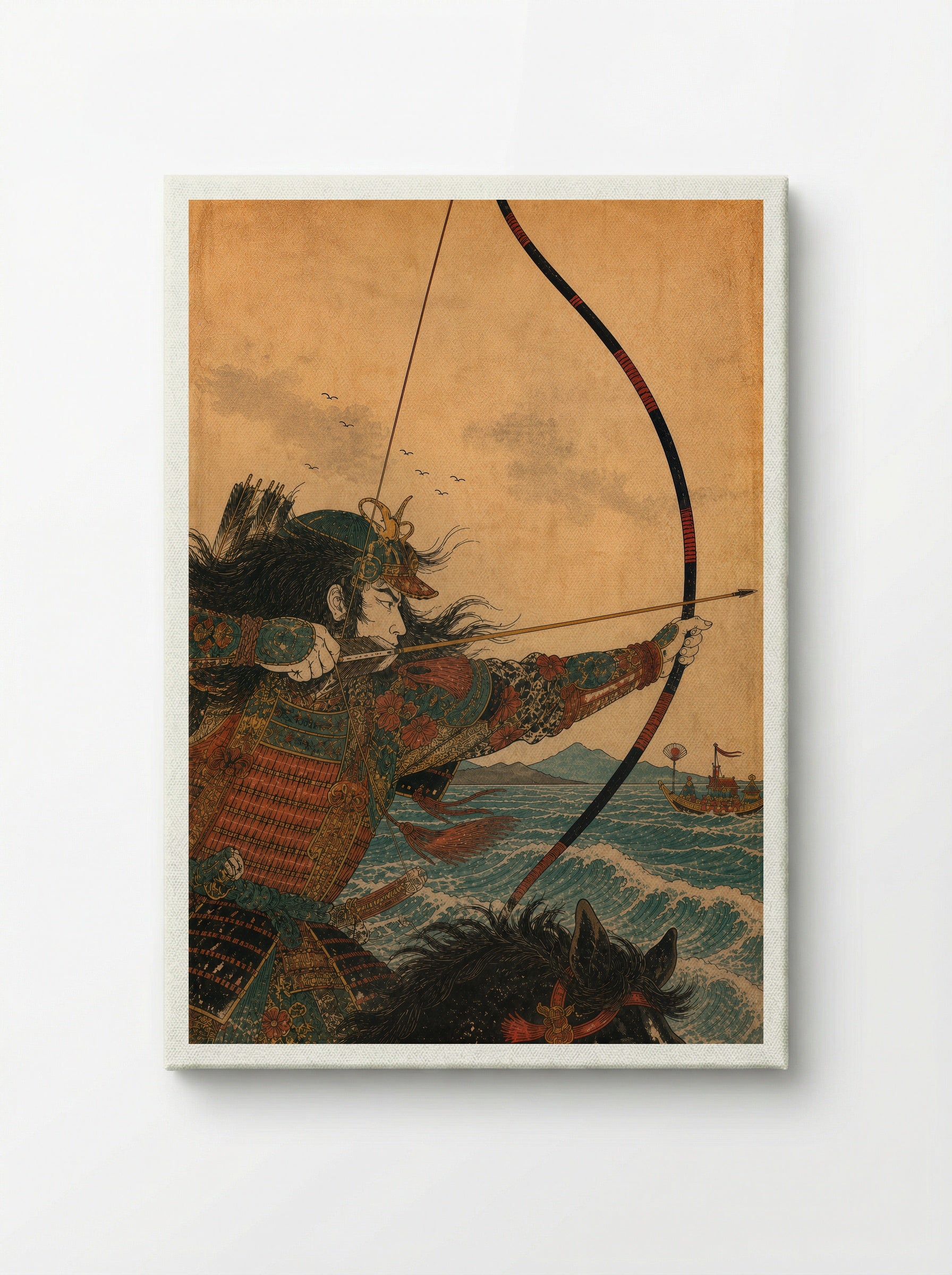 Nasu no Yoichi at Yashima: The Draw - Canvas