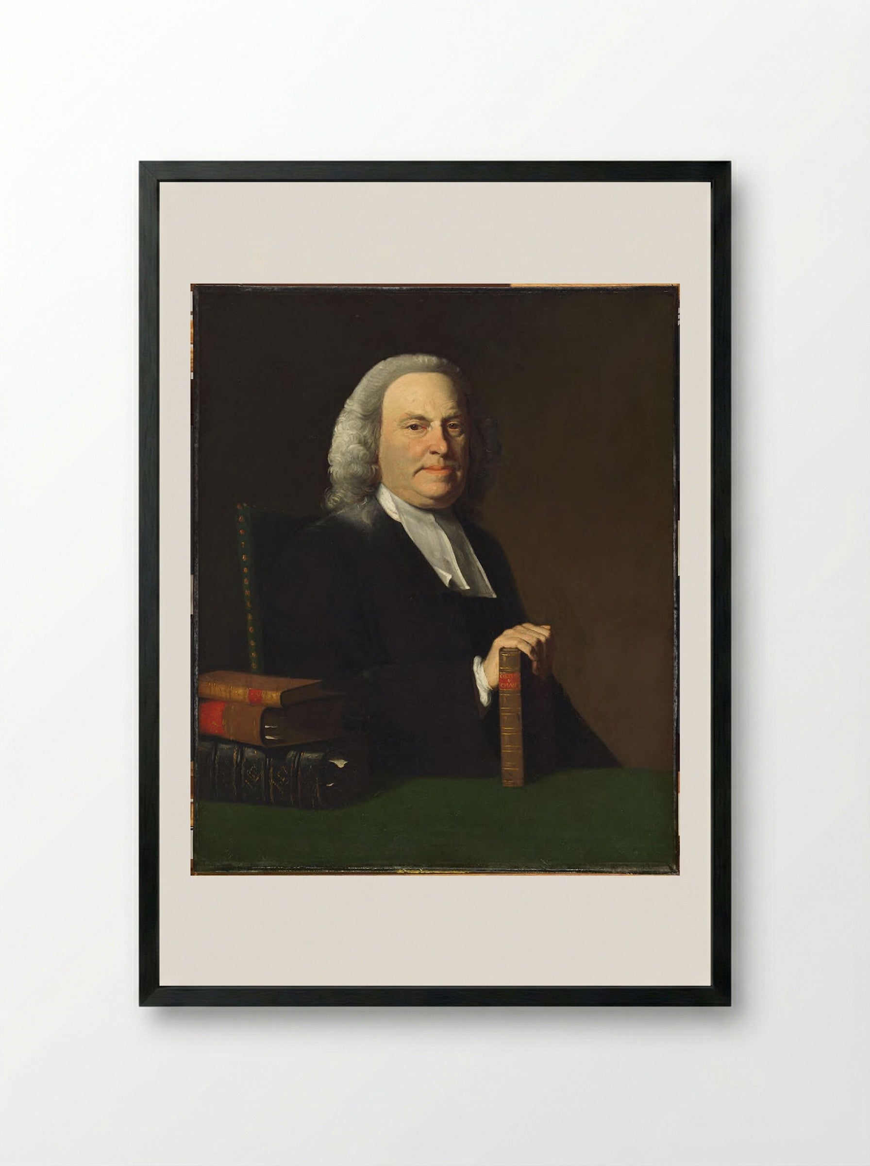 Nathaniel Appleton - John Singleton Copley - Framed Print Black