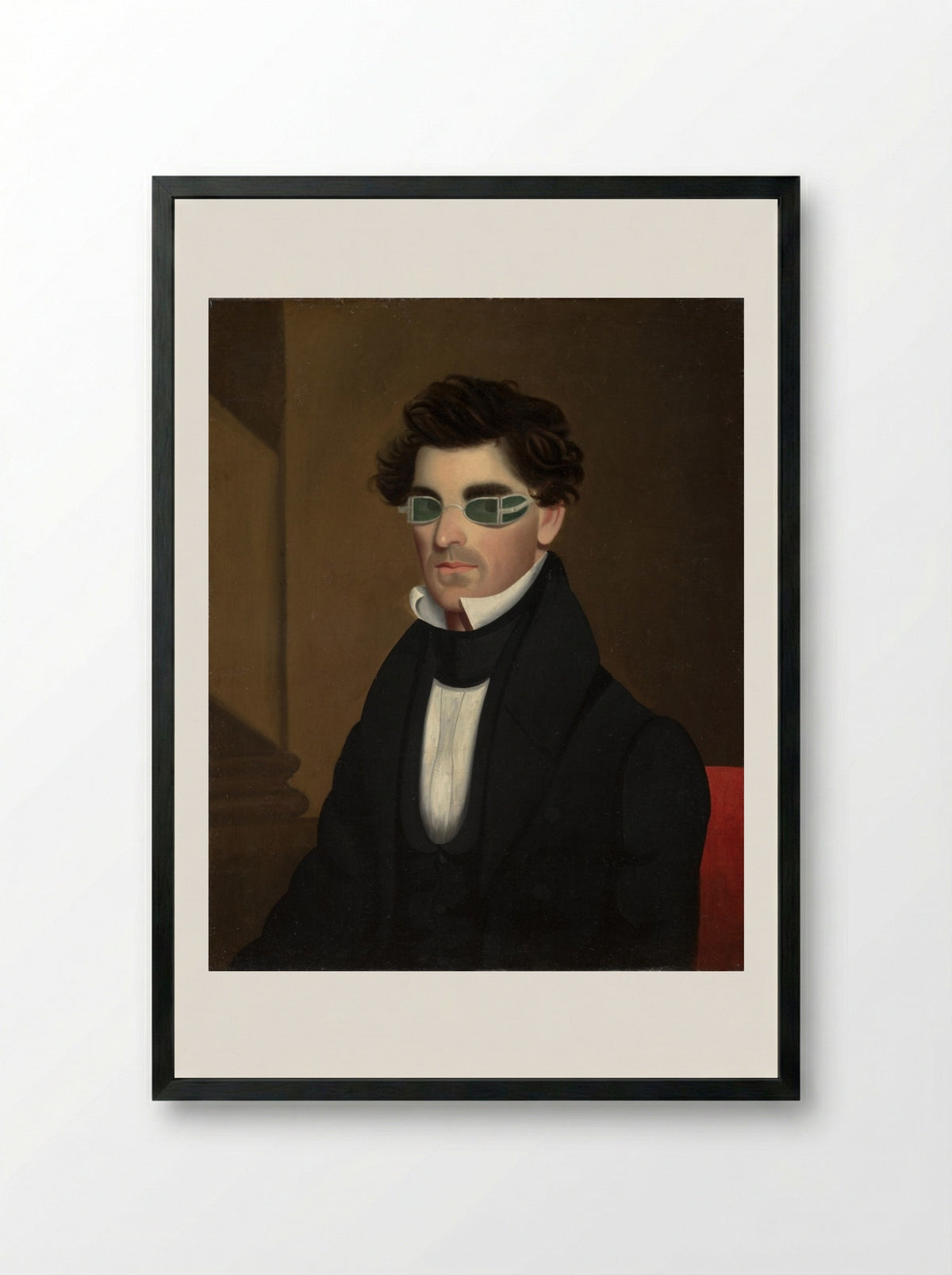 Nathaniel Olds - Jeptha Homer Wade - Framed Print Black