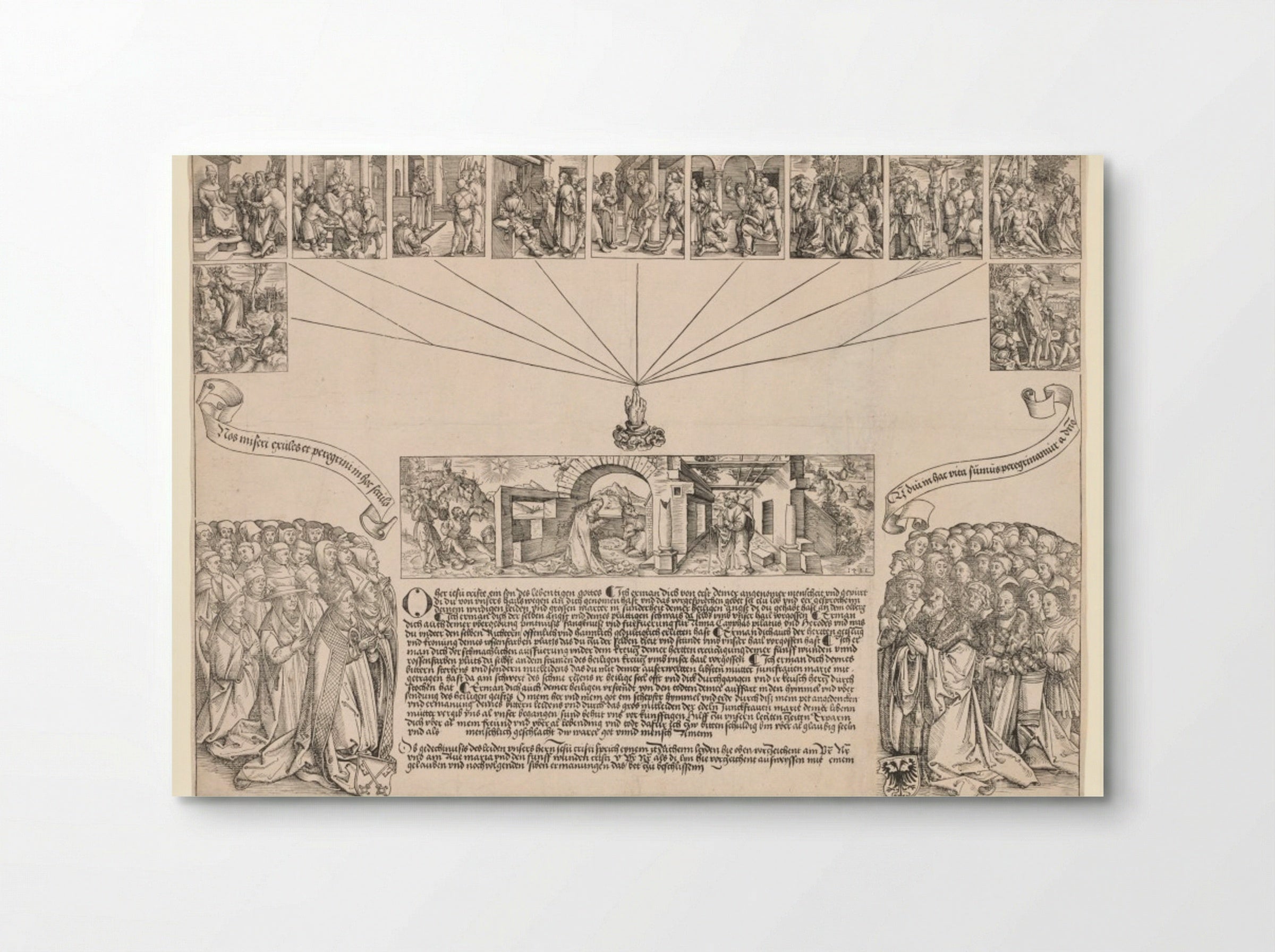 Nativity and Passion of Christ - Wolf Traut - Poster