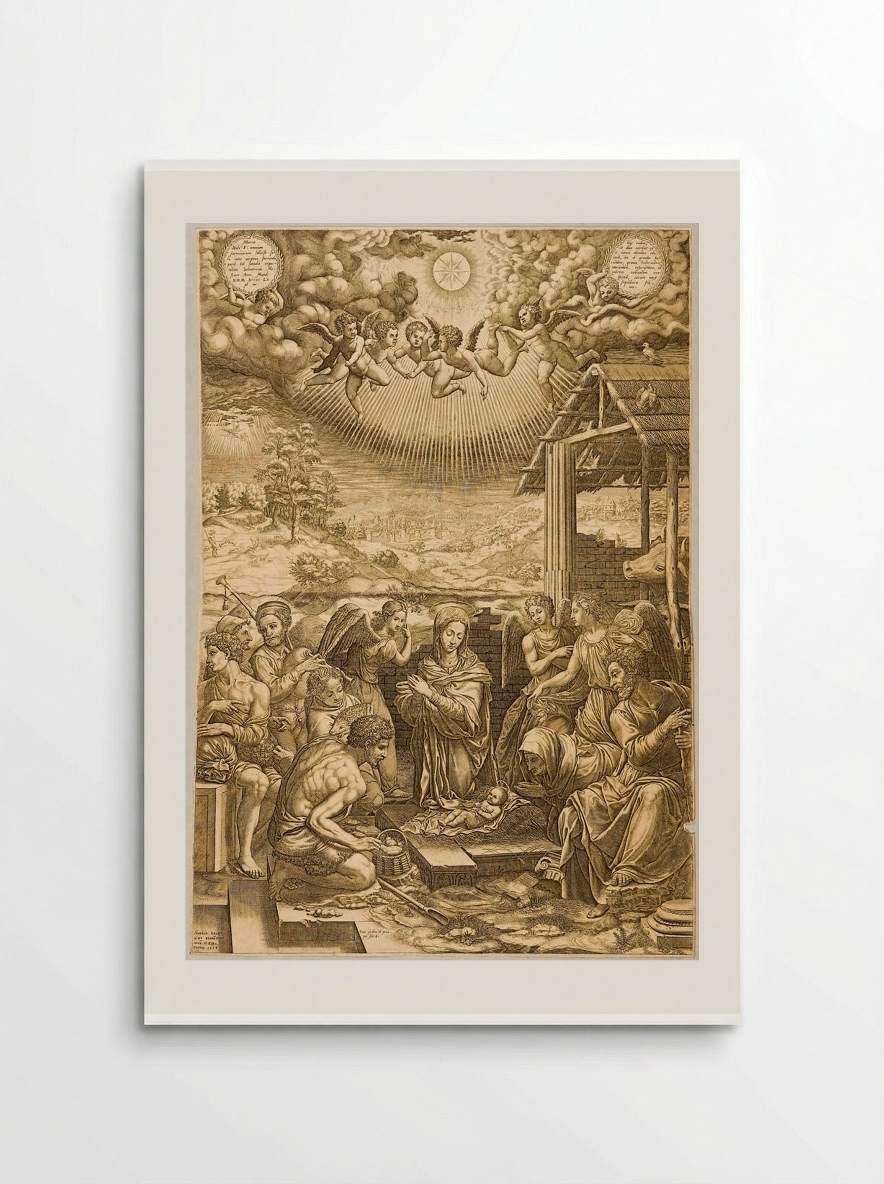 Nativity - Giorgio Ghisi - Poster