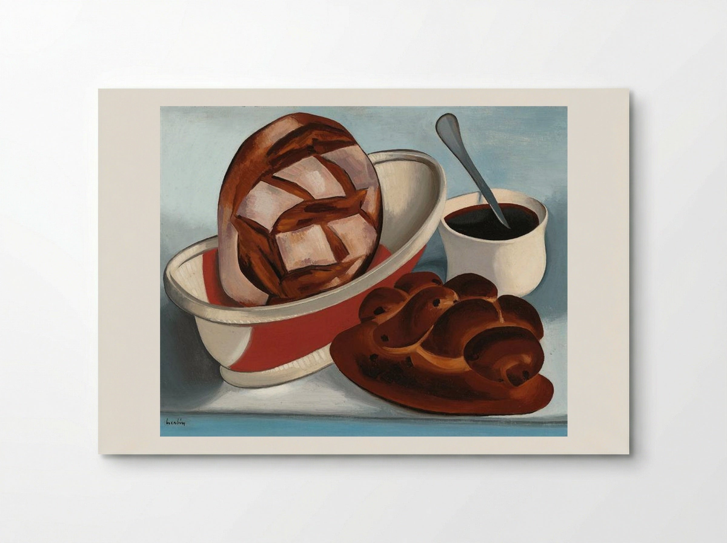 Nature morte à la tasse de café - Auguste Herbin - Poster