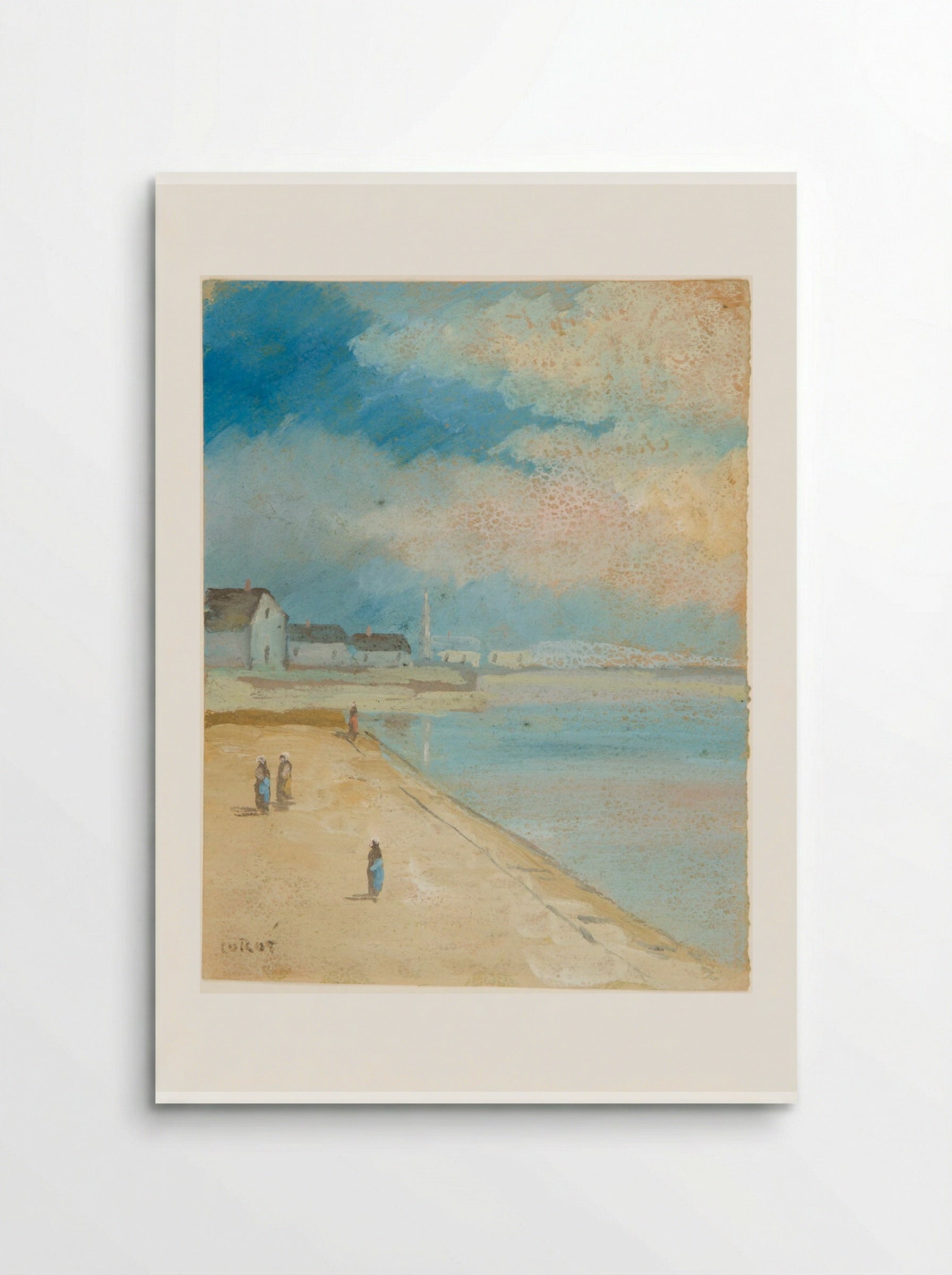 Near Auriet - Jean-Baptiste-Camille Corot - Poster