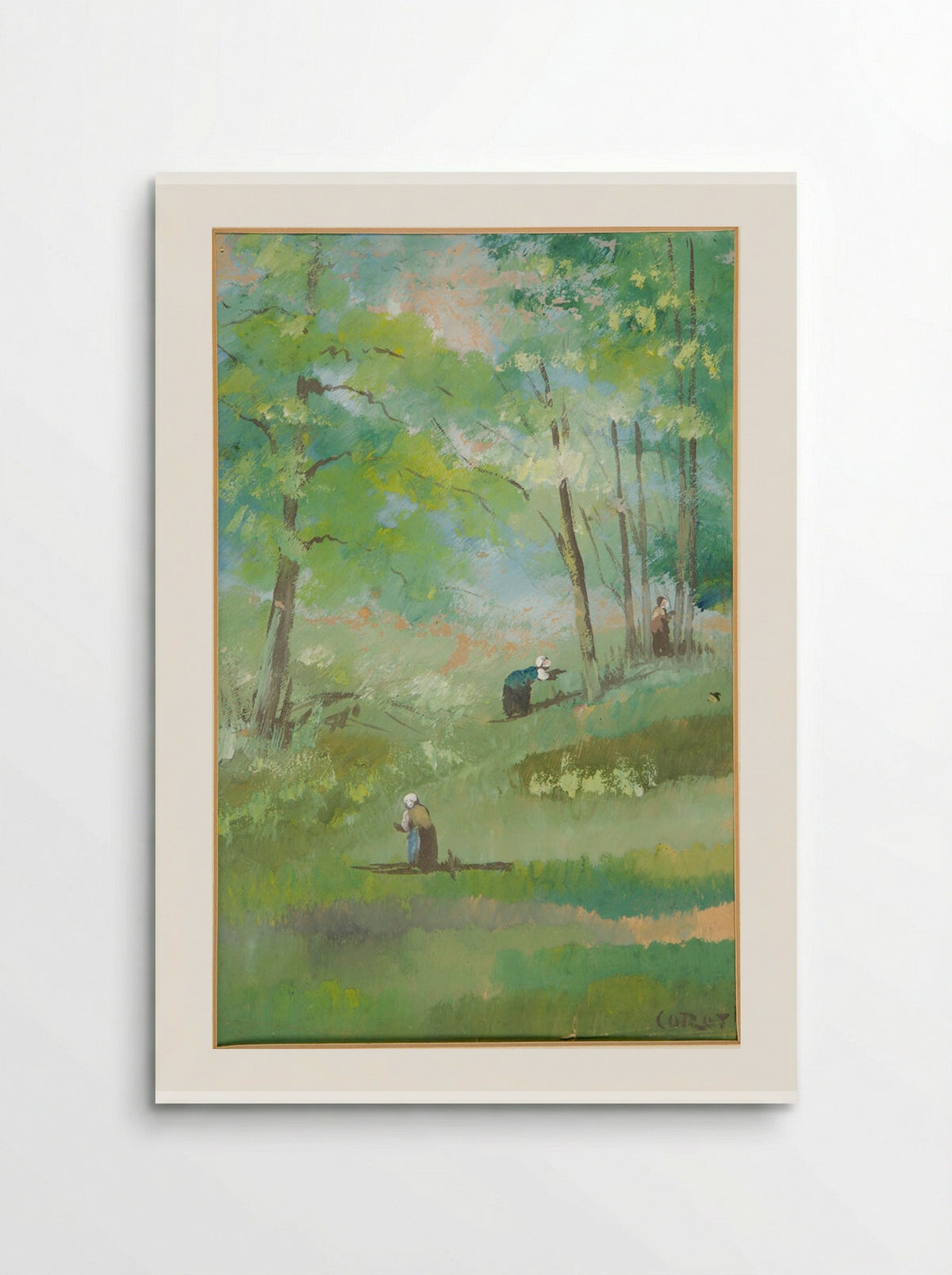 Near Cessieu - Jean-Baptiste-Camille Corot - Poster