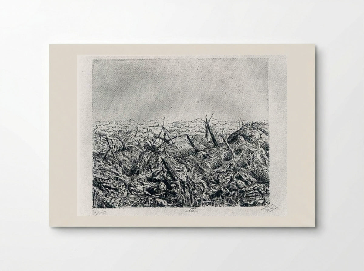 Near Langemarck - Otto Dix - Poster
