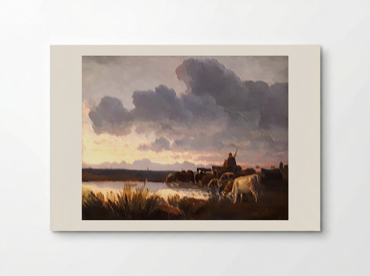 Near a Watering Place - Fyodor Vasilyev - Poster