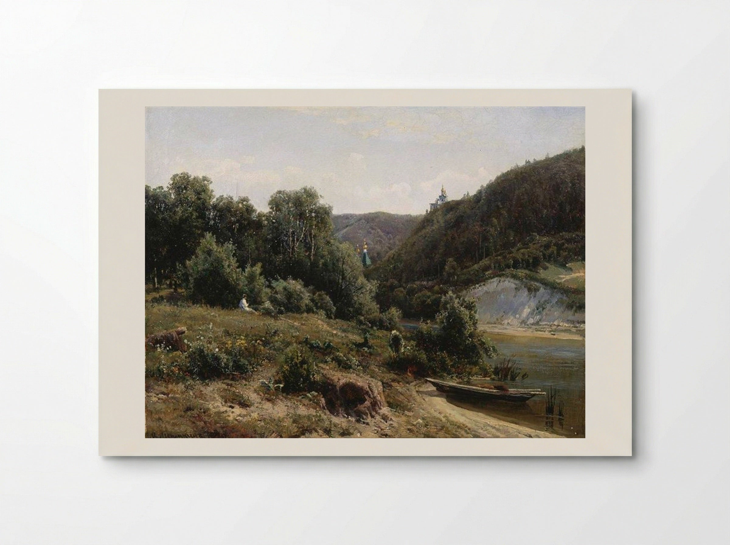 Near the Monastery - Ivan Shishkin - Poster
