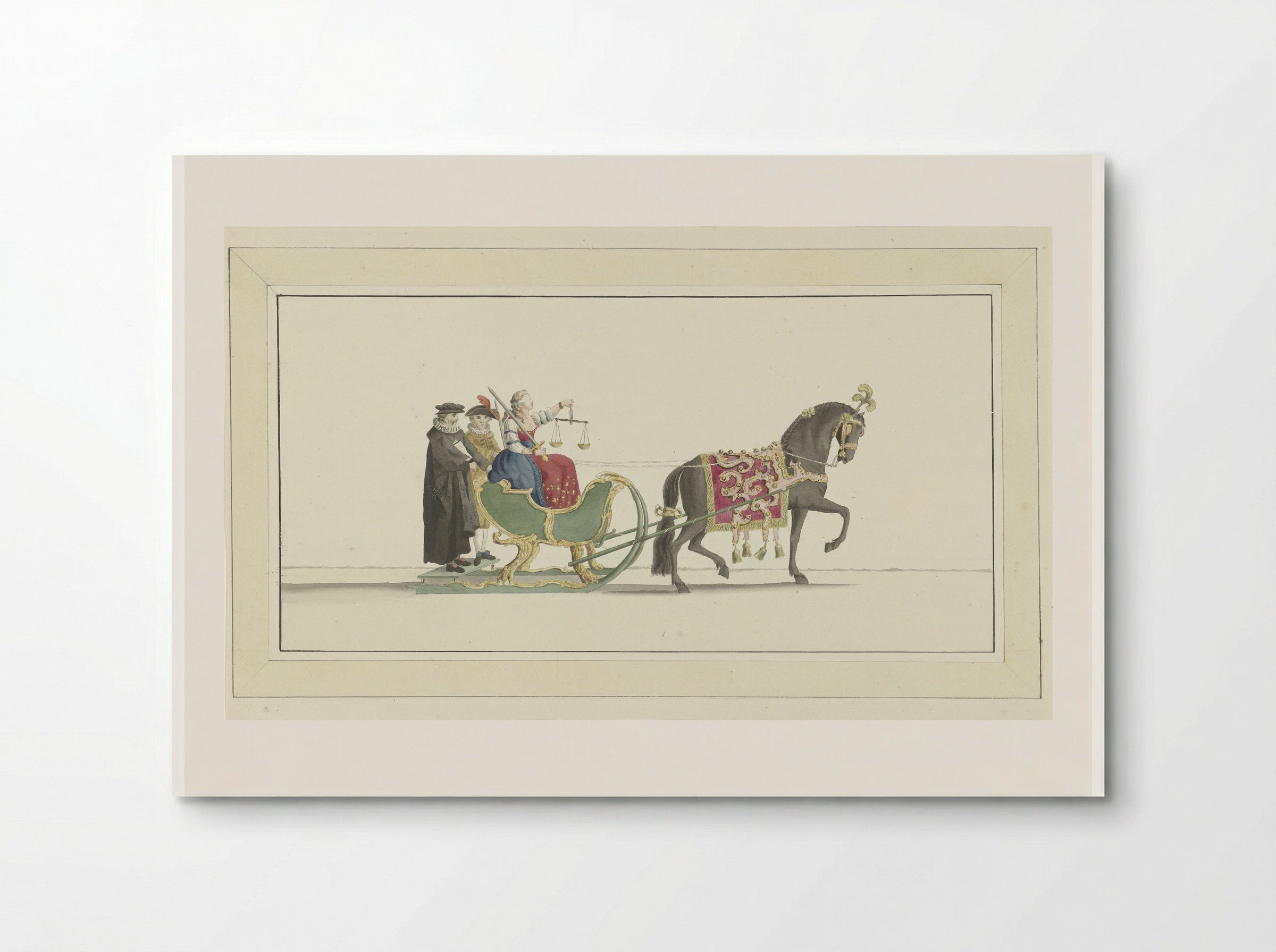 Negende slede (The Ninth Sleigh) - Abraham Delfos - Poster