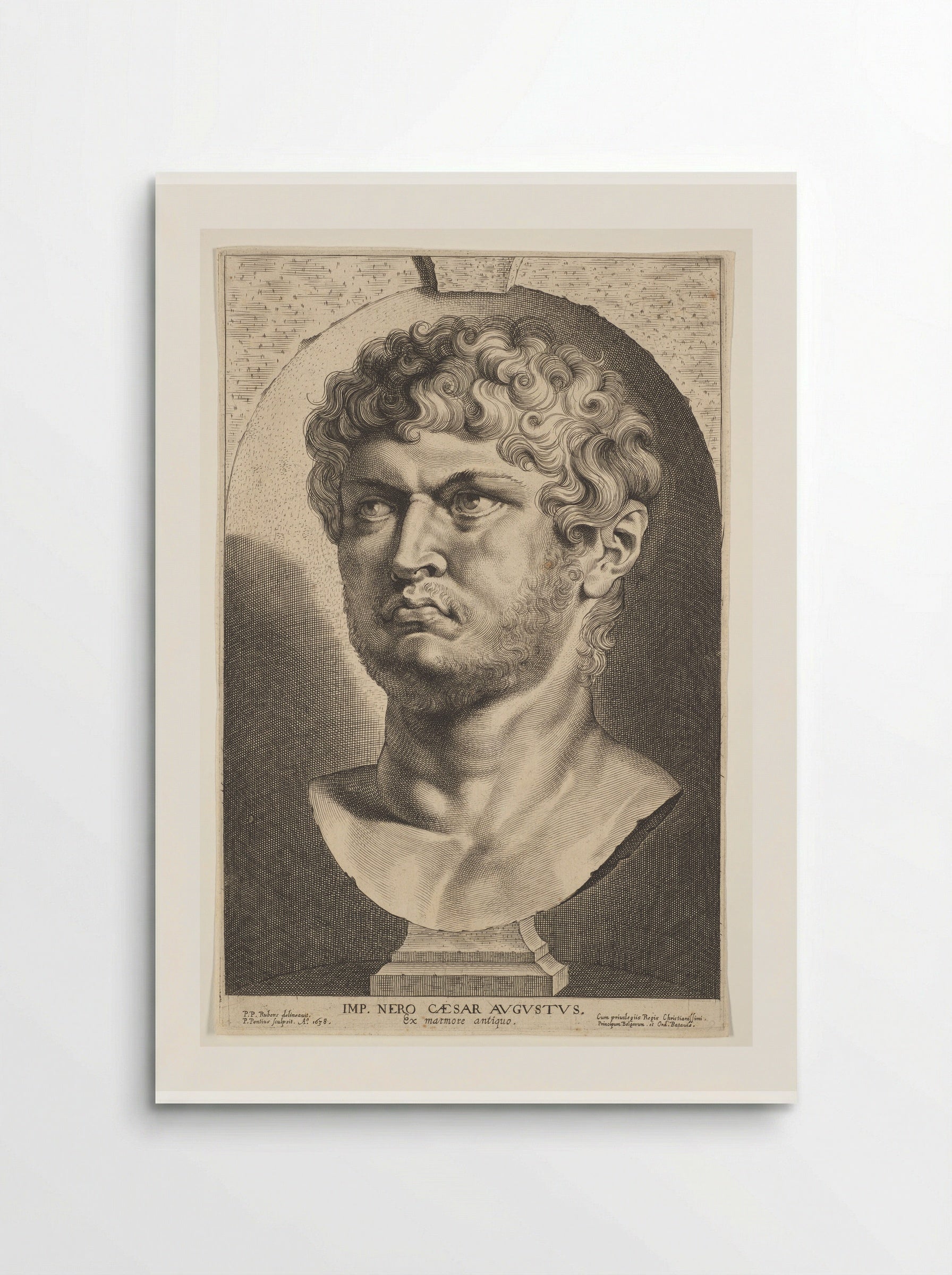 Nero Caesar Augustus - Paulus Pontius - Poster