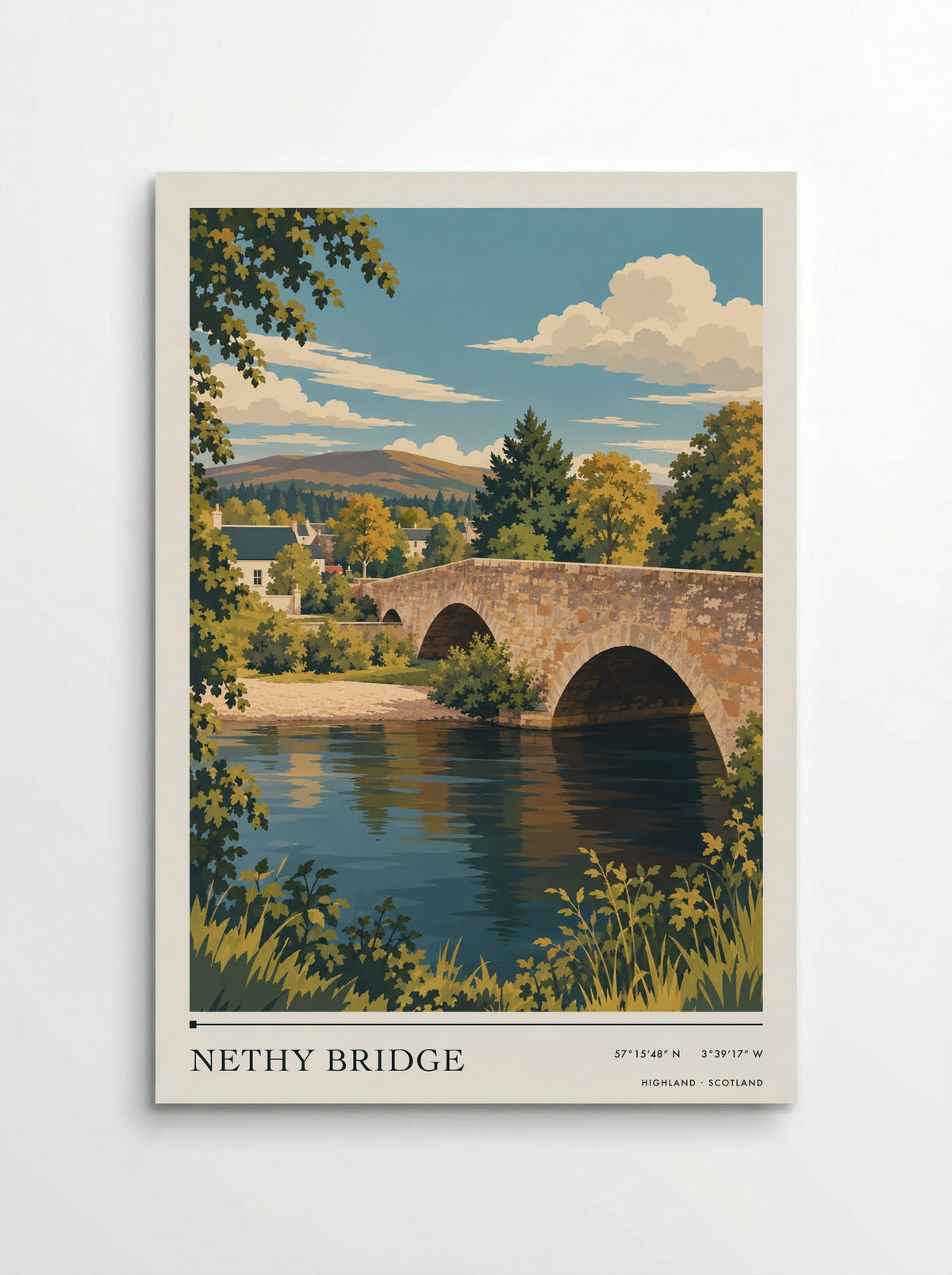Nethy Bridge, Highland | Travel Poster - Poster