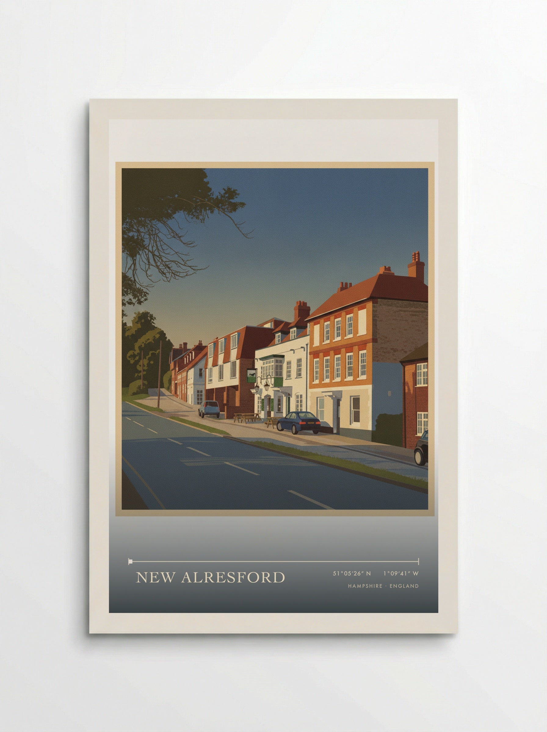 New Alresford Hampshire England Travel Poster - Poster