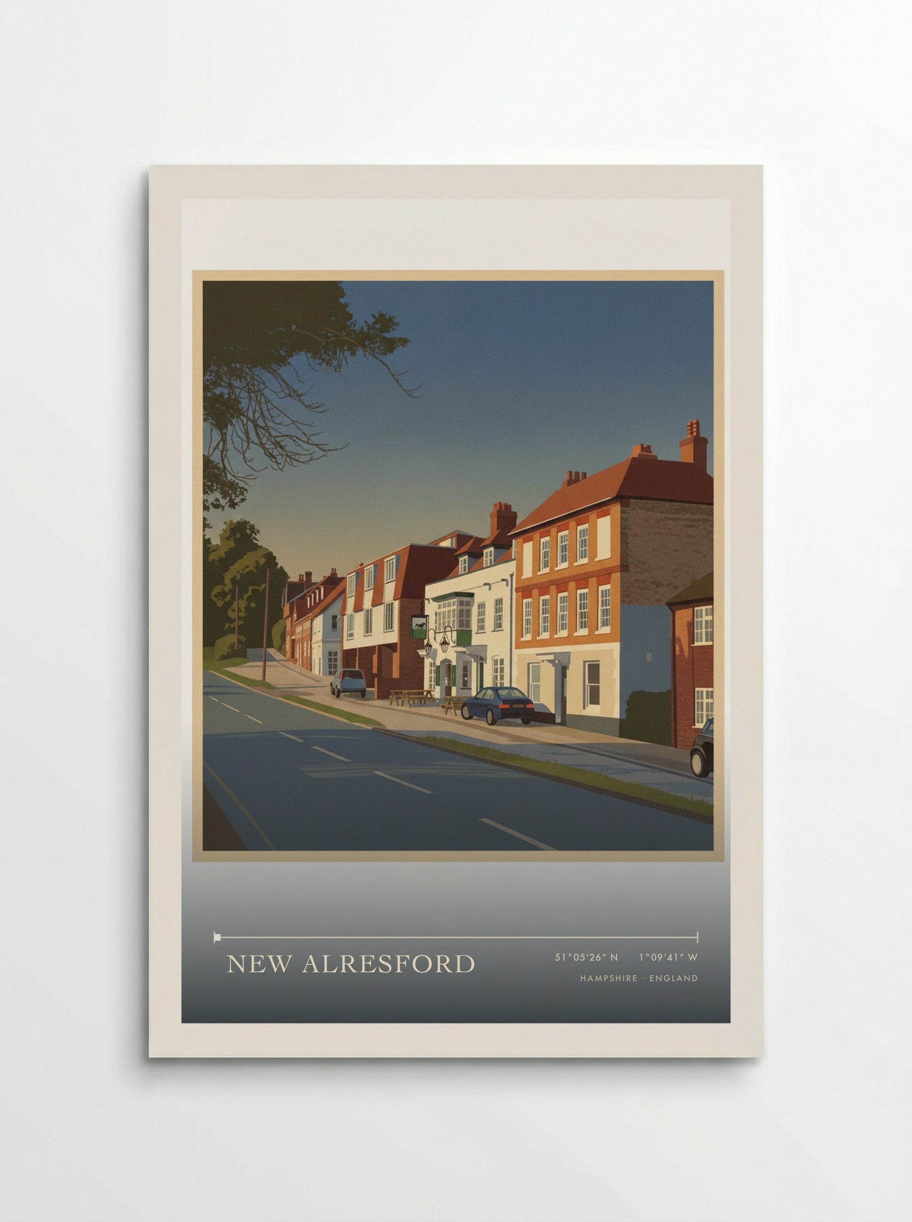New Alresford Hampshire England Travel Poster - Poster