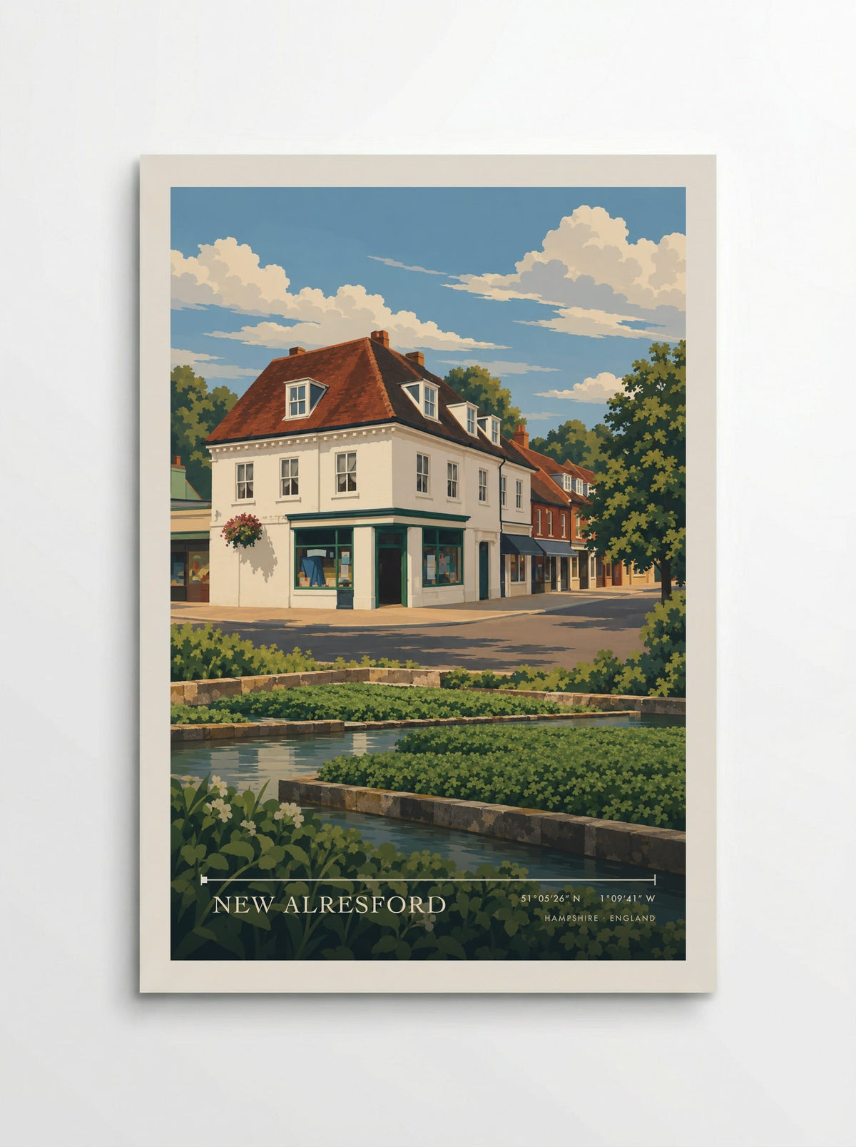 New Alresford, Hampshire | Travel Poster - Poster