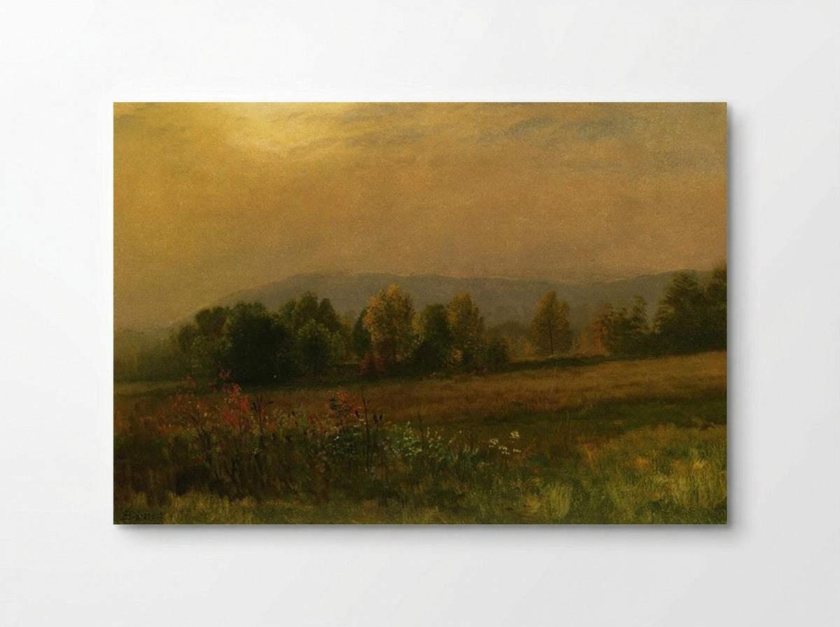 New England Landscape - Albert Bierstadt - Poster