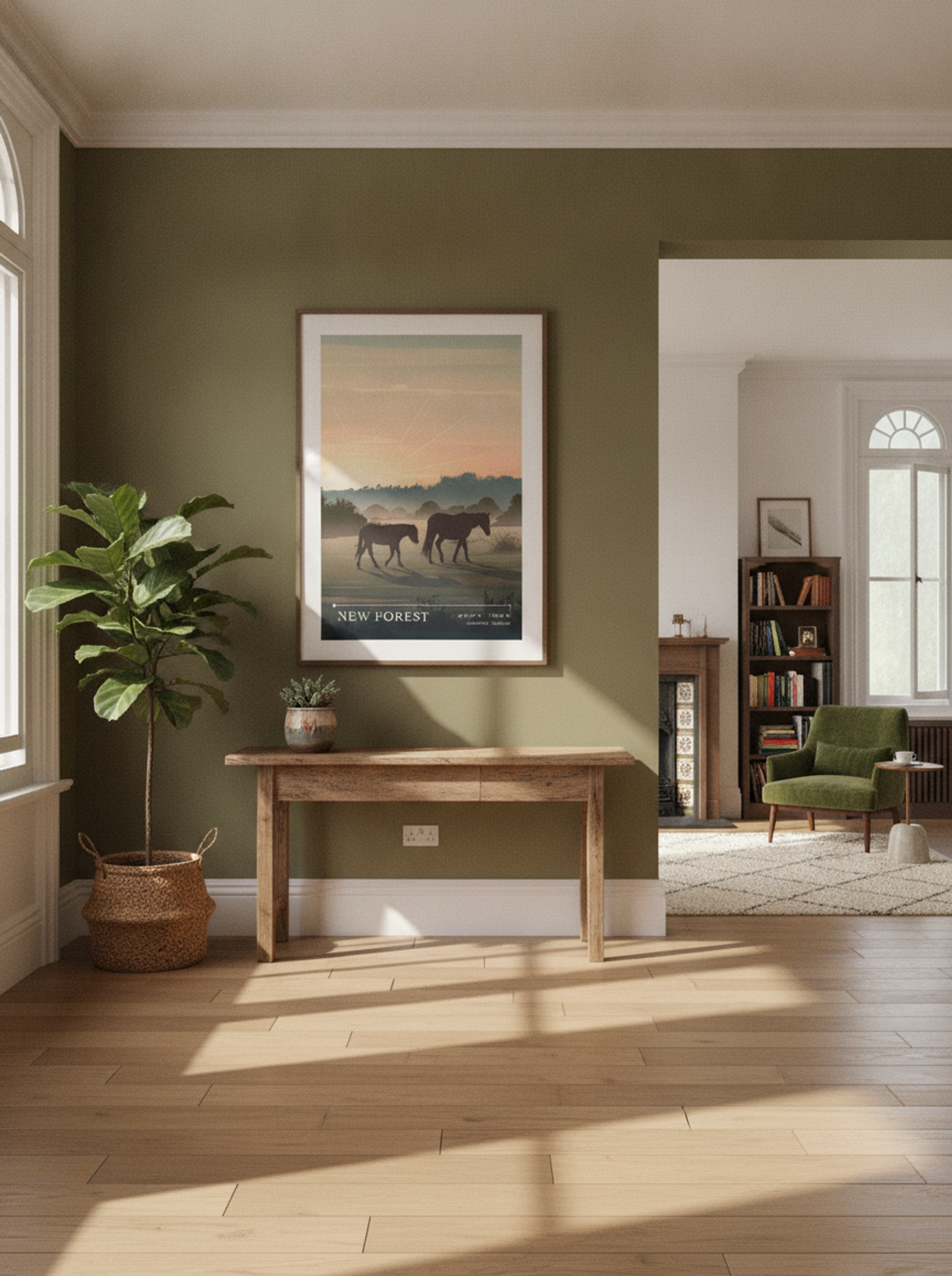 New Forest Hampshire England Travel Poster - Lifestyle