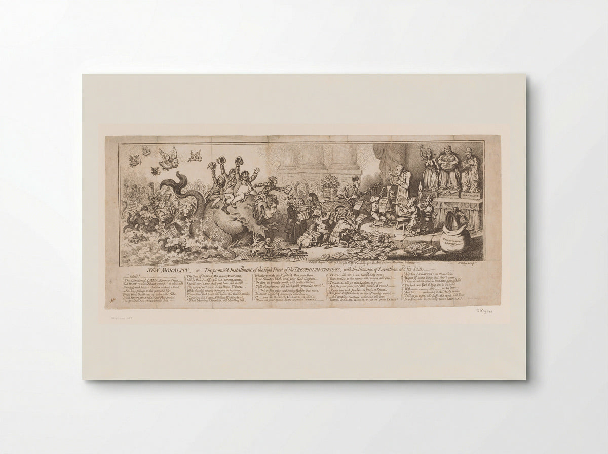 New Morality - James Gillray - Poster
