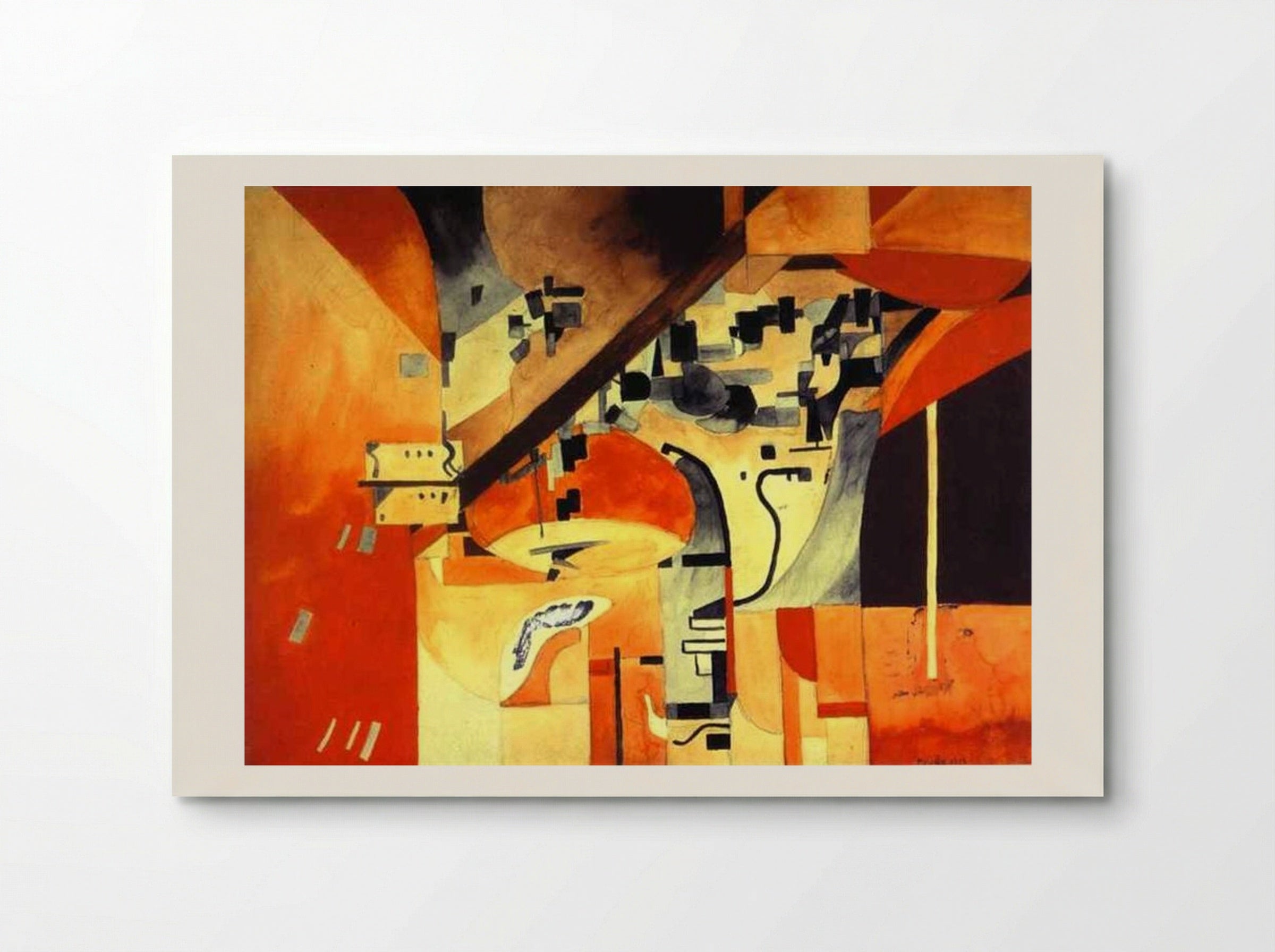 New York as Seen from Across the Body - Francis Picabia - Poster