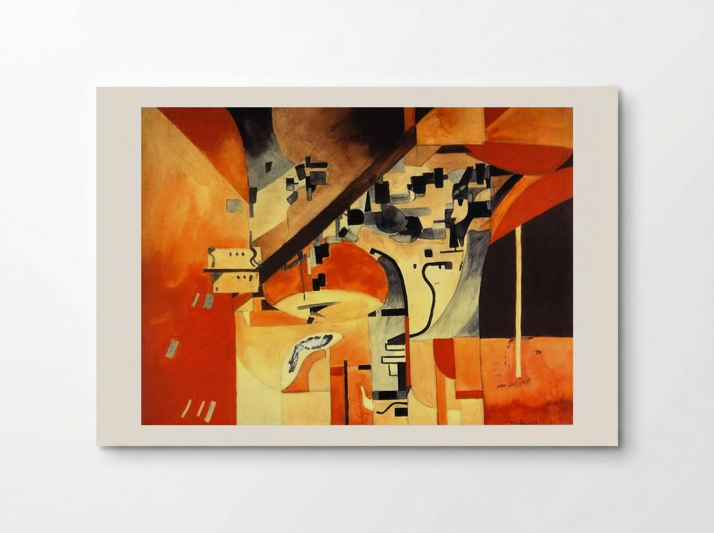 New York as Seen from Across the Body - Francis Picabia - Poster
