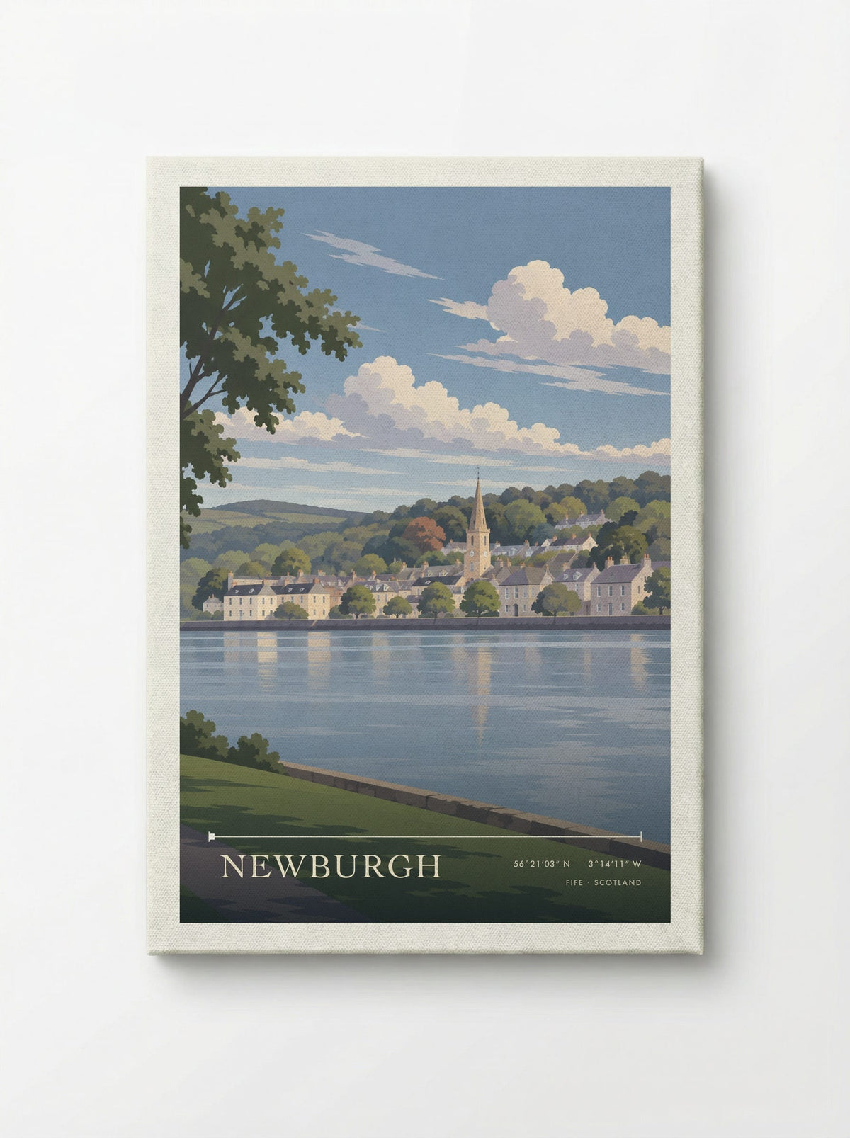 Newburgh, Fife | Travel Poster - Canvas