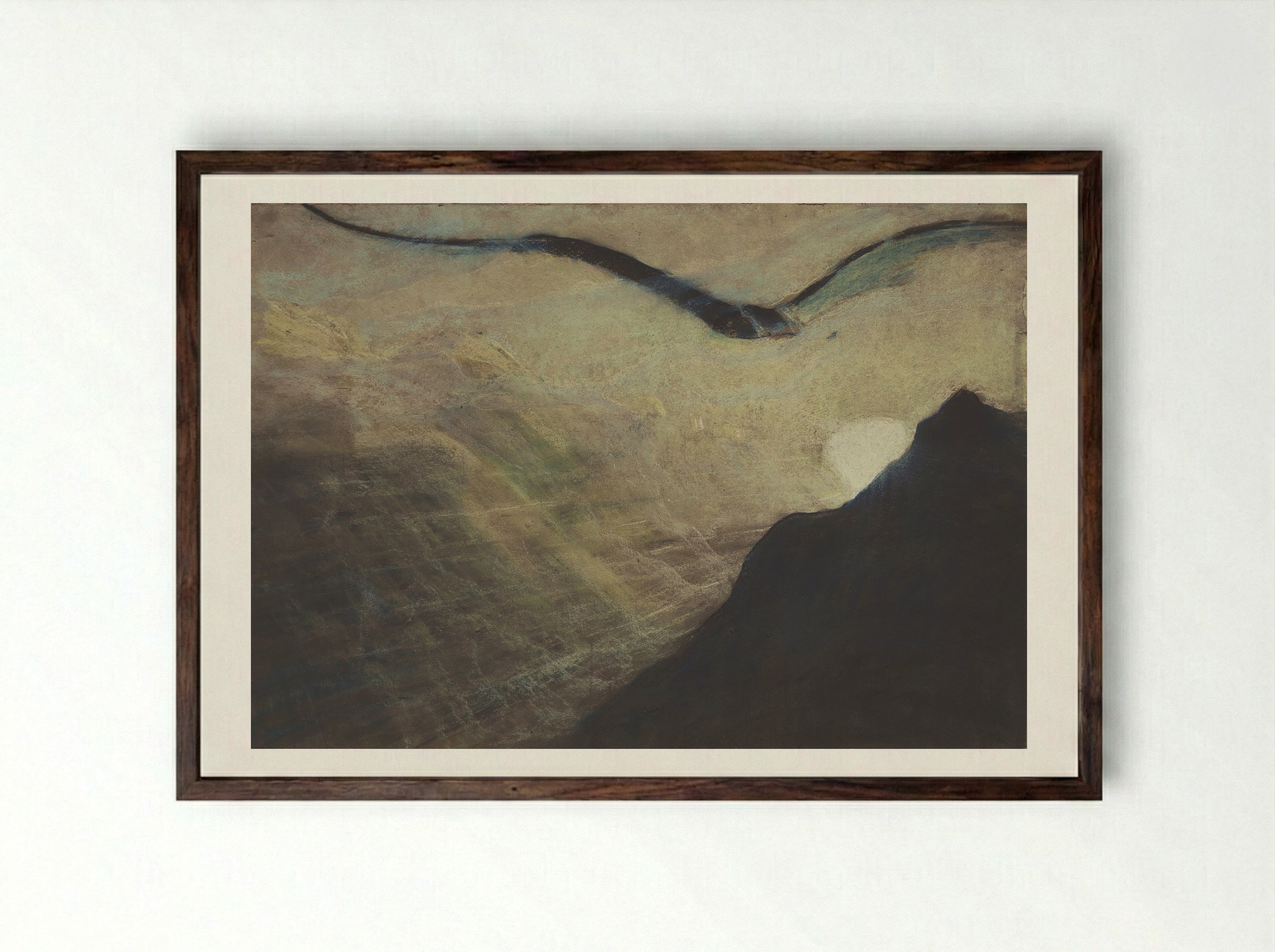 News - Mikalojus Konstantinas Čiurlionis - Framed Print Dark Wood