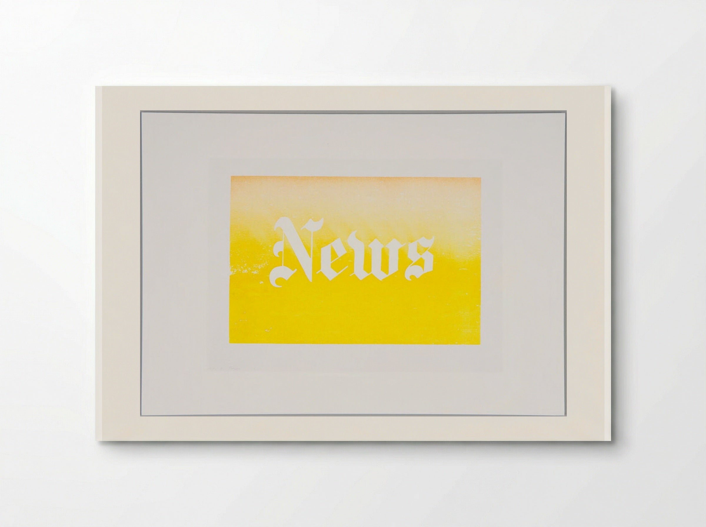 News - Edward Ruscha - Poster