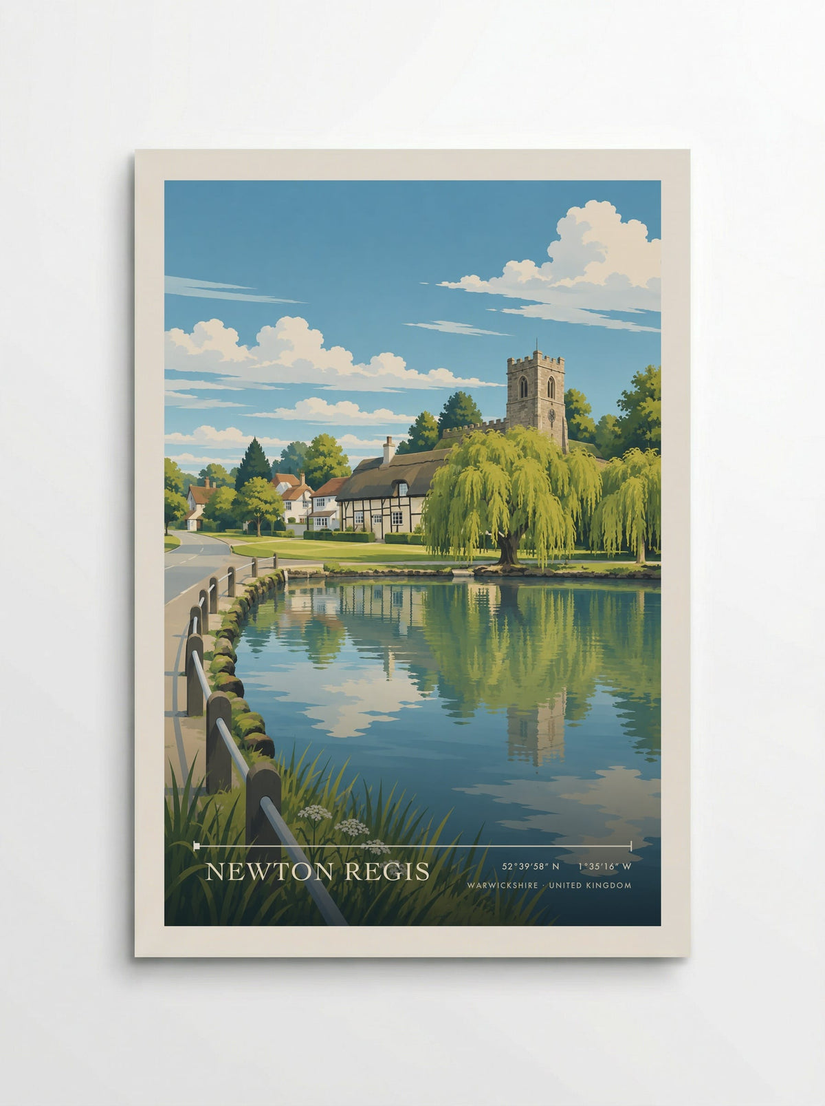 Newton Regis, Warwickshire | Travel Poster - Poster