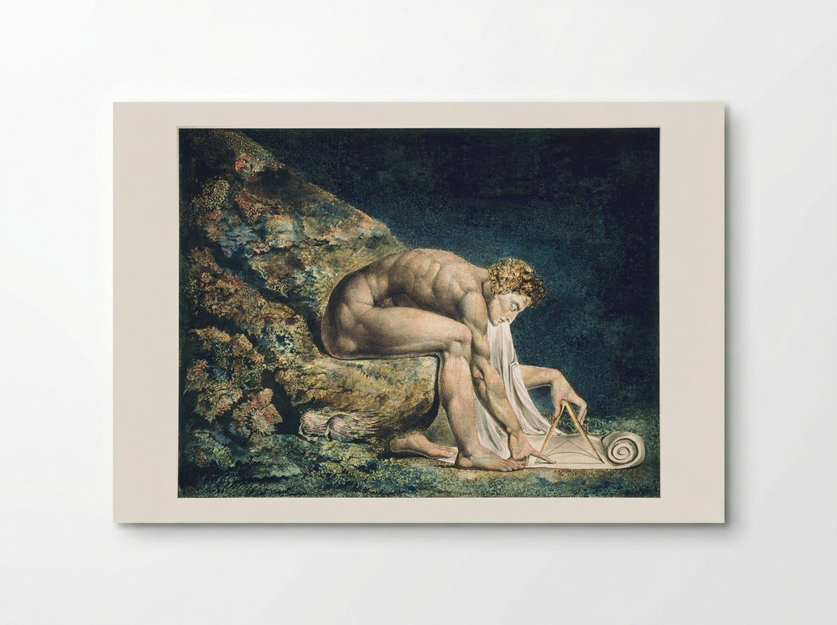Newton - William Blake - Poster