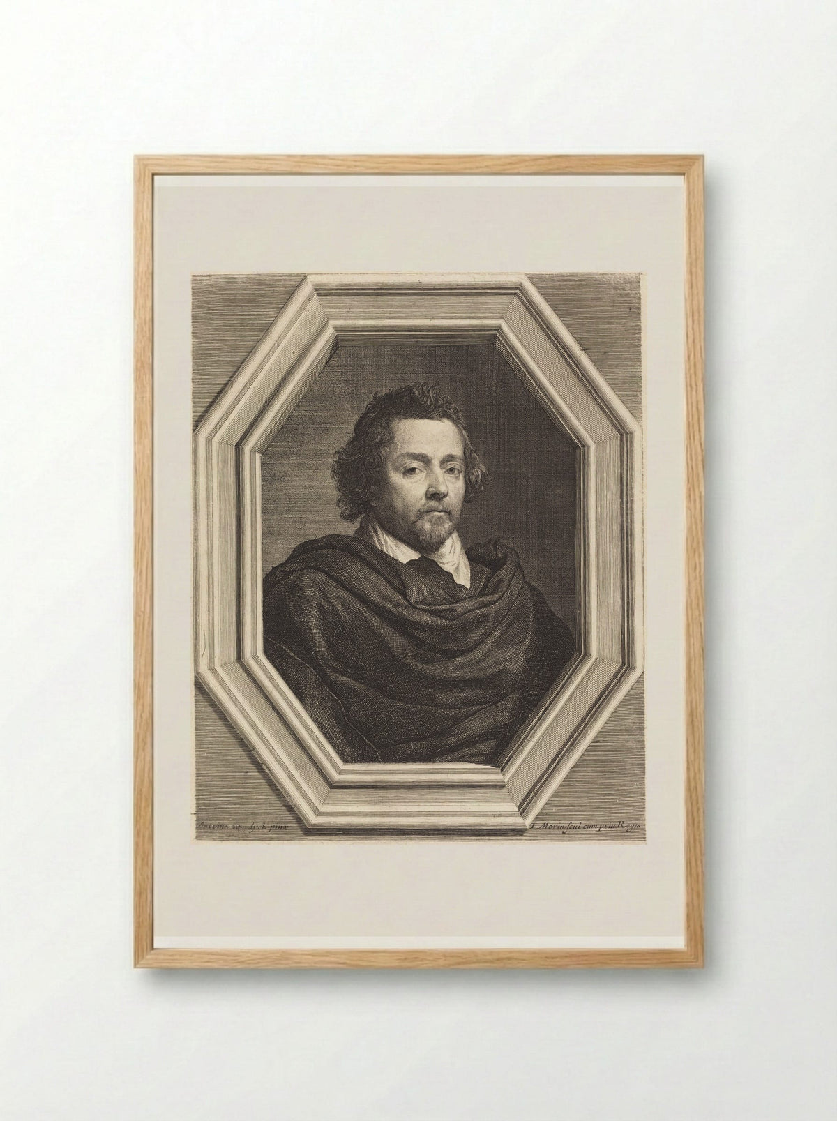 Nicolas Chrystin - Jean Morin - Framed Print Wood