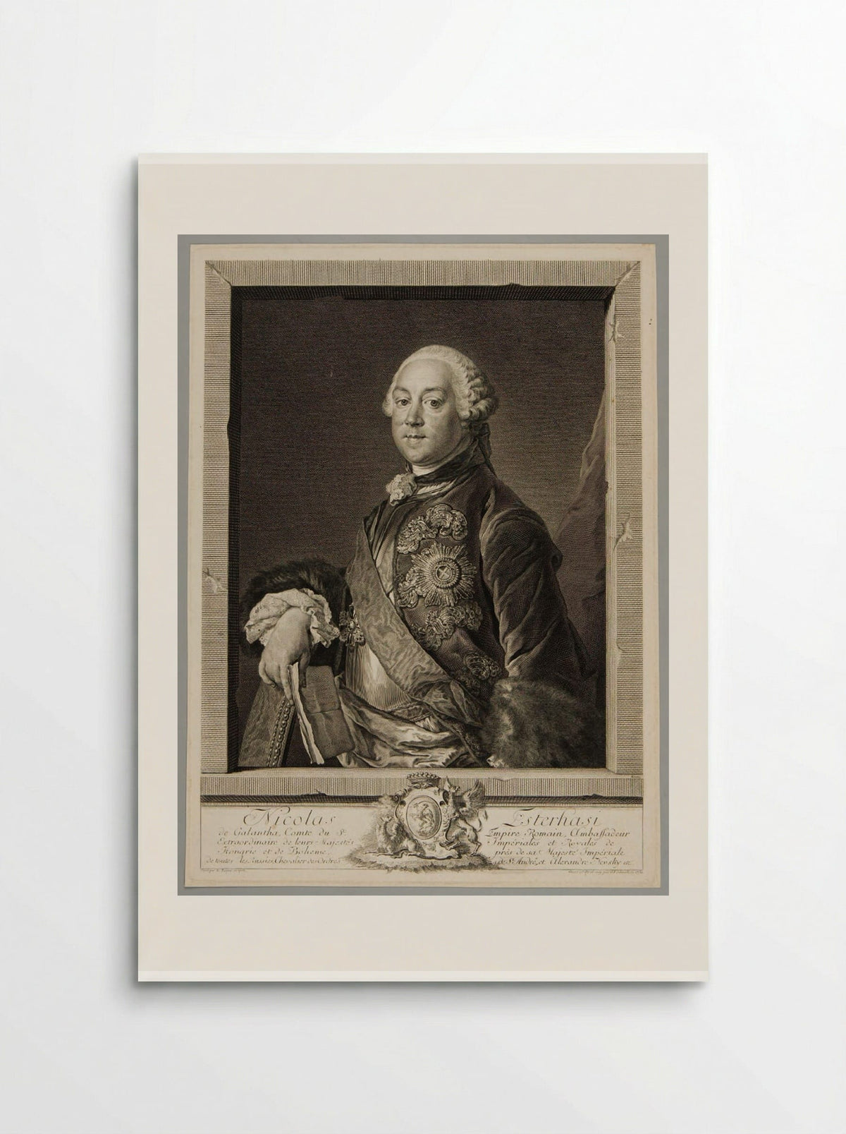 Nicolas Esterhazy de Galantha - Georg Friedrich Schmidt - Poster