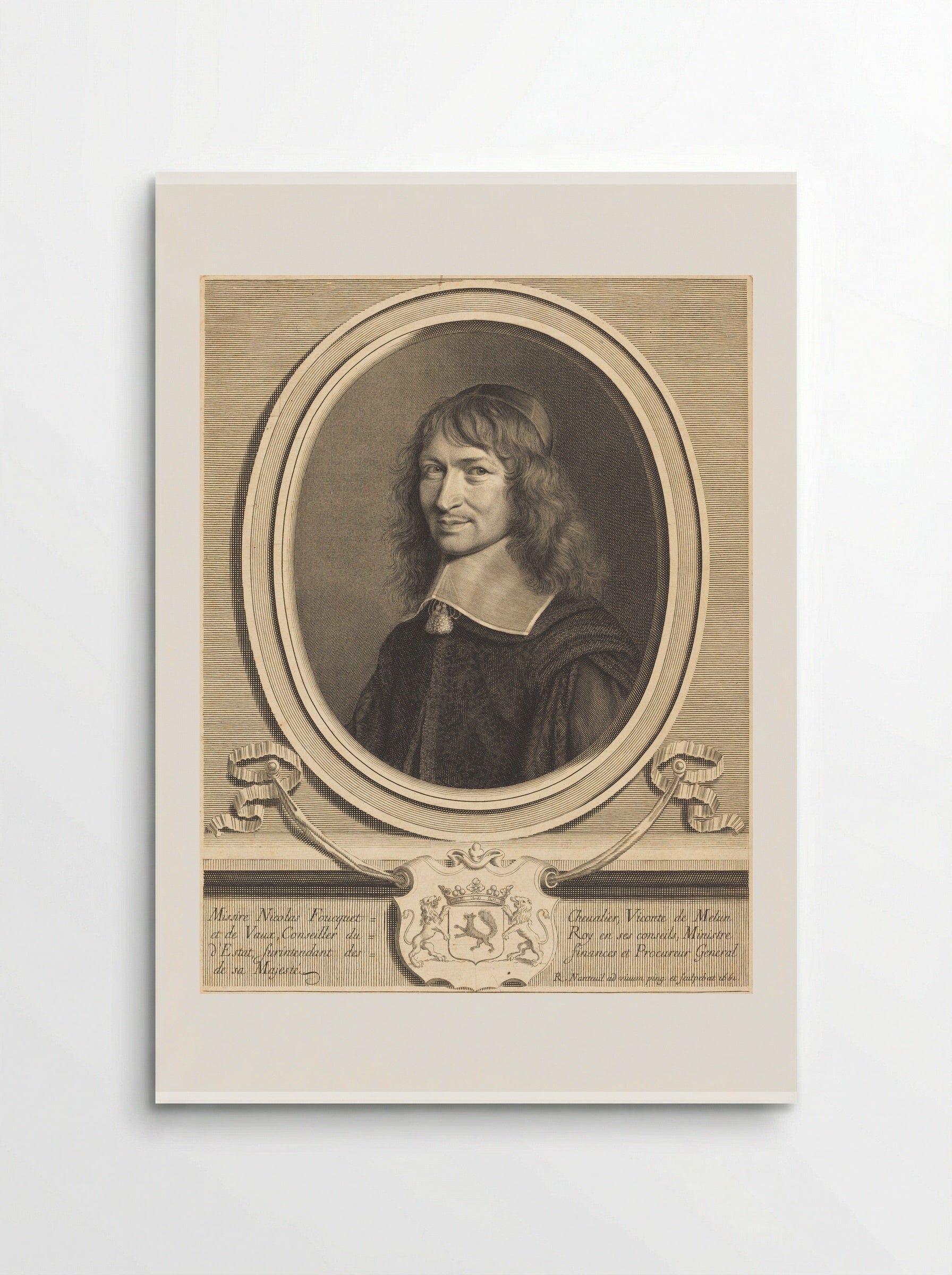 Nicolas Fouquet - Robert Nanteuil - Poster