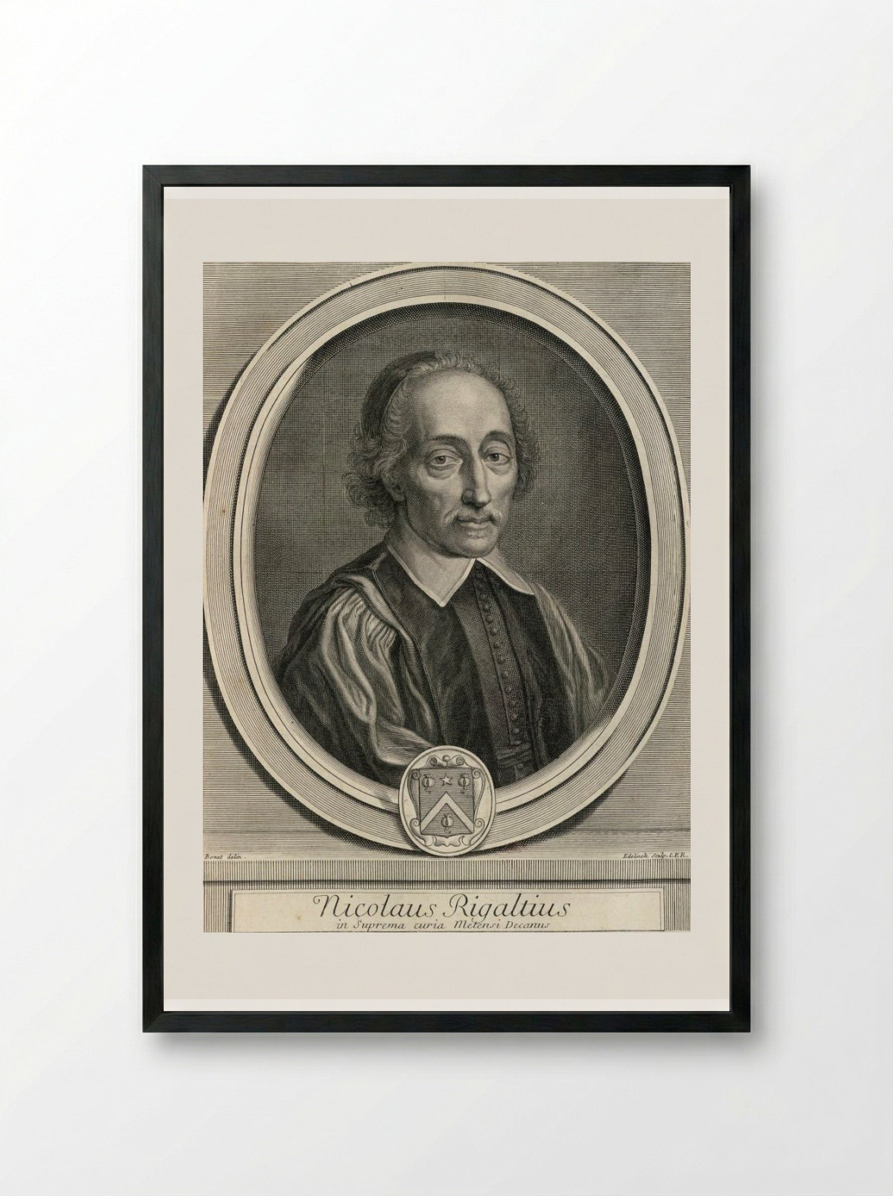 Nicolas Rigault - Gérard Edelinck - Framed Print Black