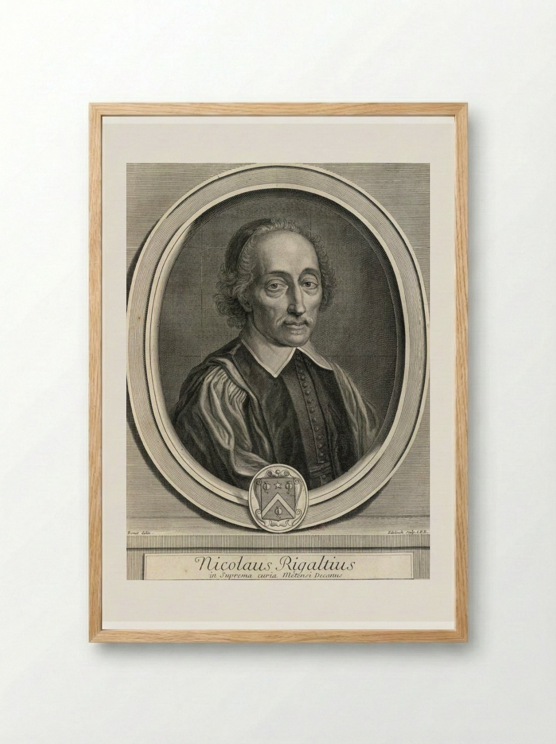 Nicolas Rigault - Gérard Edelinck - Framed Print Wood