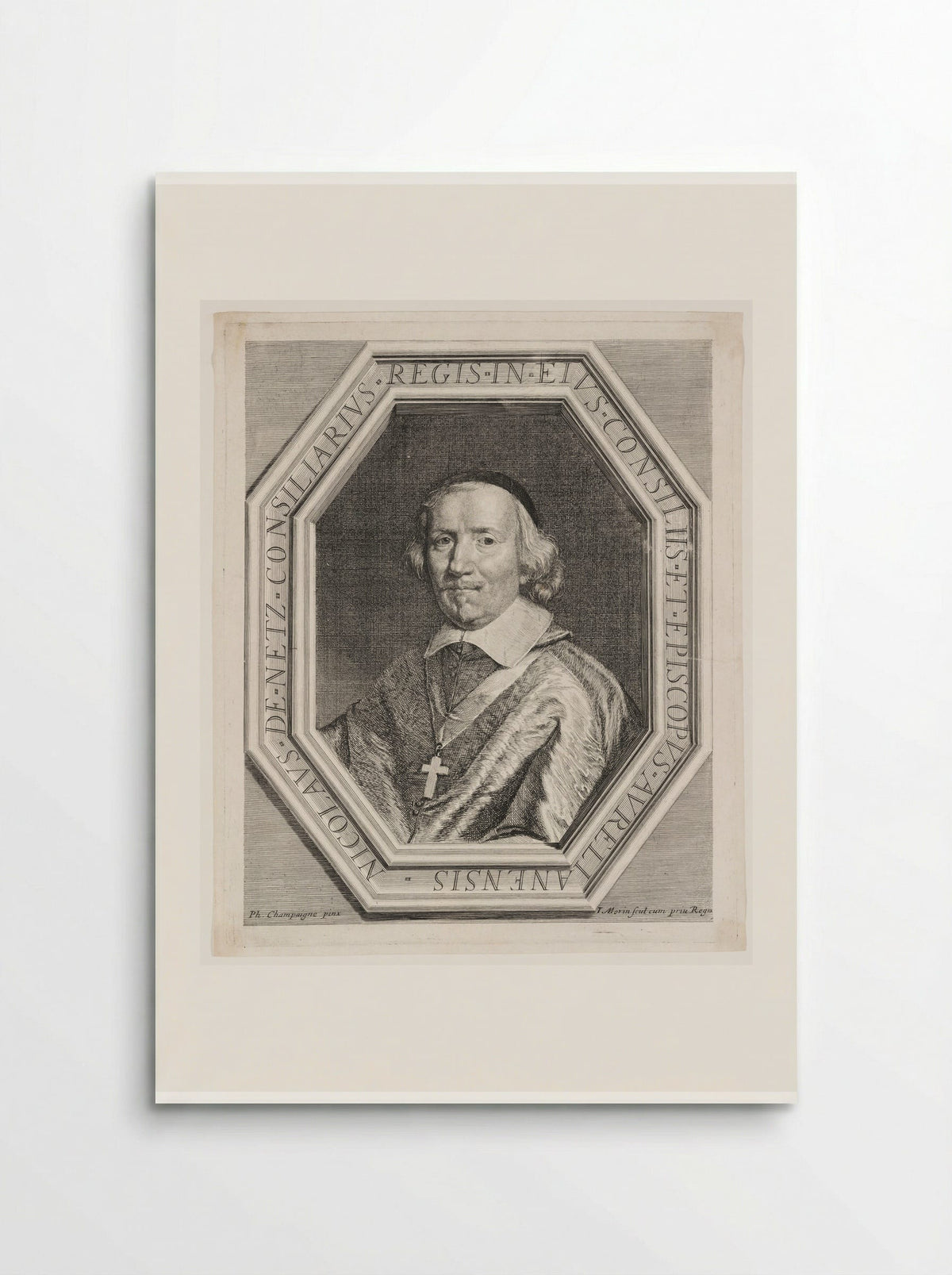 Nicolas de Netz, Bishop of Orleans - Jean Morin - Poster