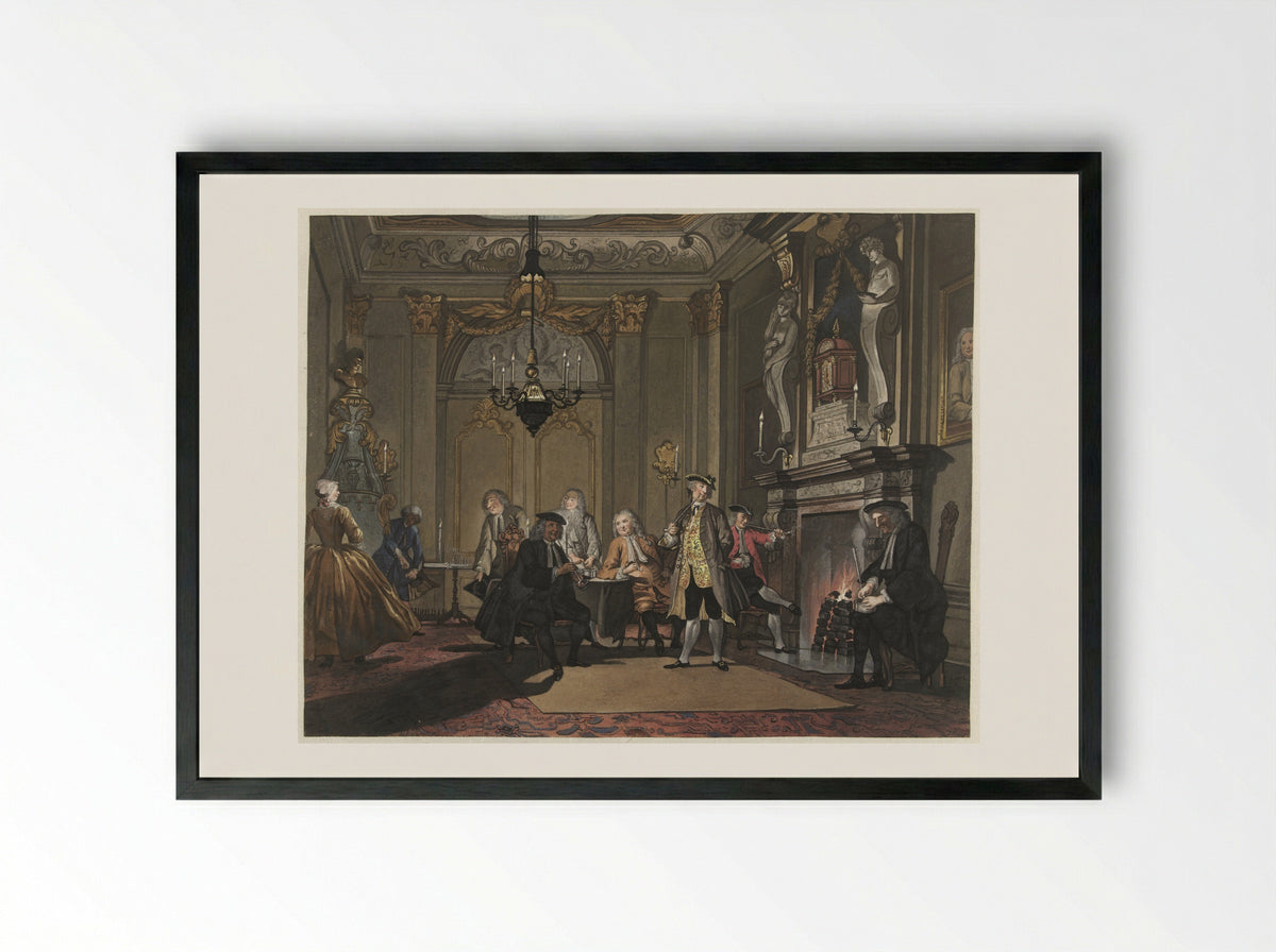 Niemand sprak er - Sara Troost - Framed Print Black
