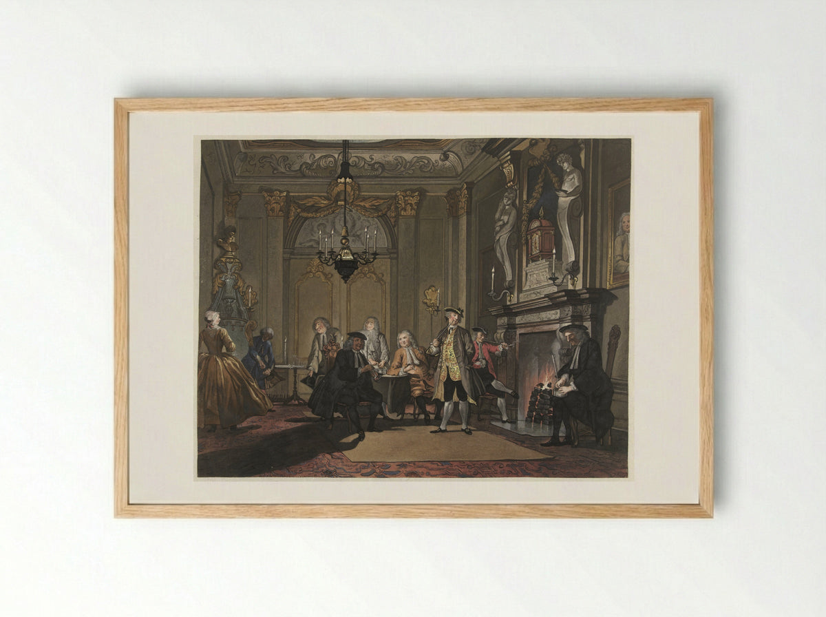 Niemand sprak er - Sara Troost - Framed Print Wood
