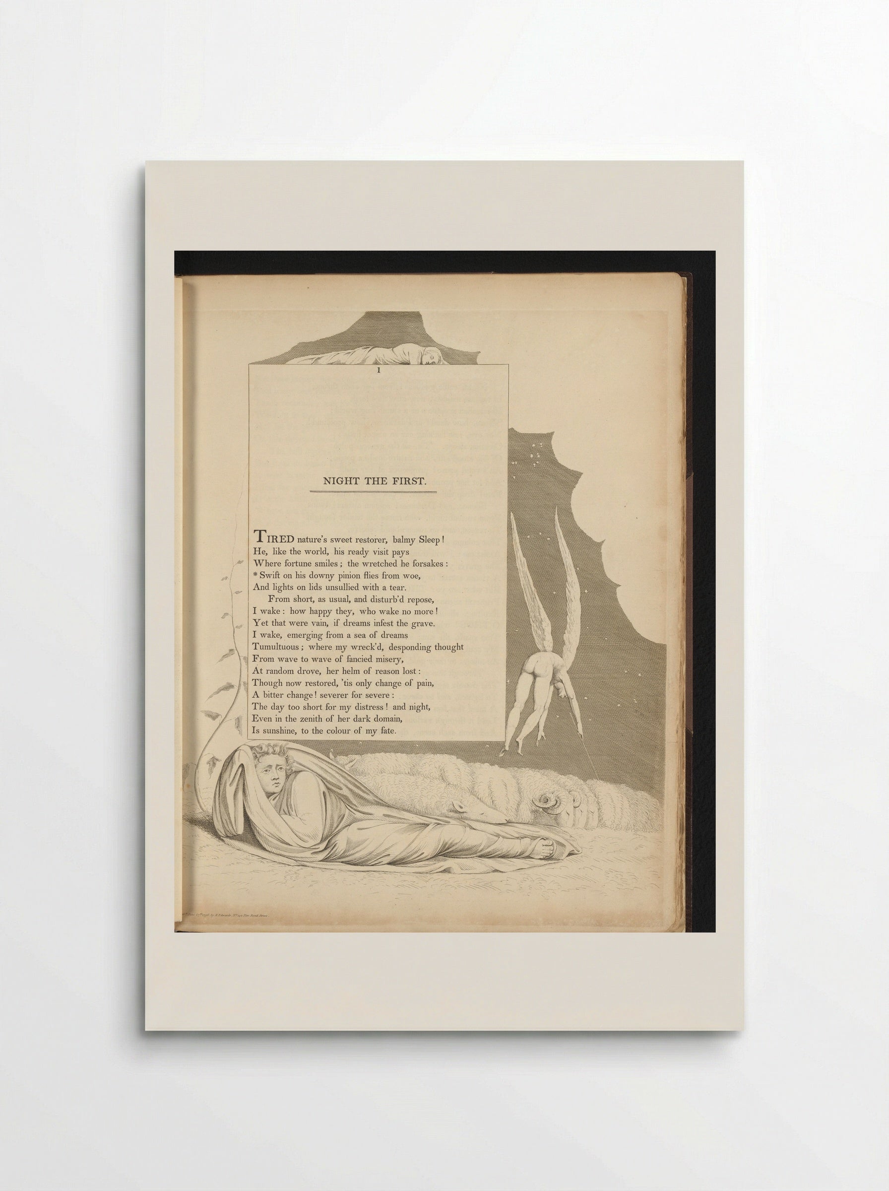 Night the First - William Blake - Poster