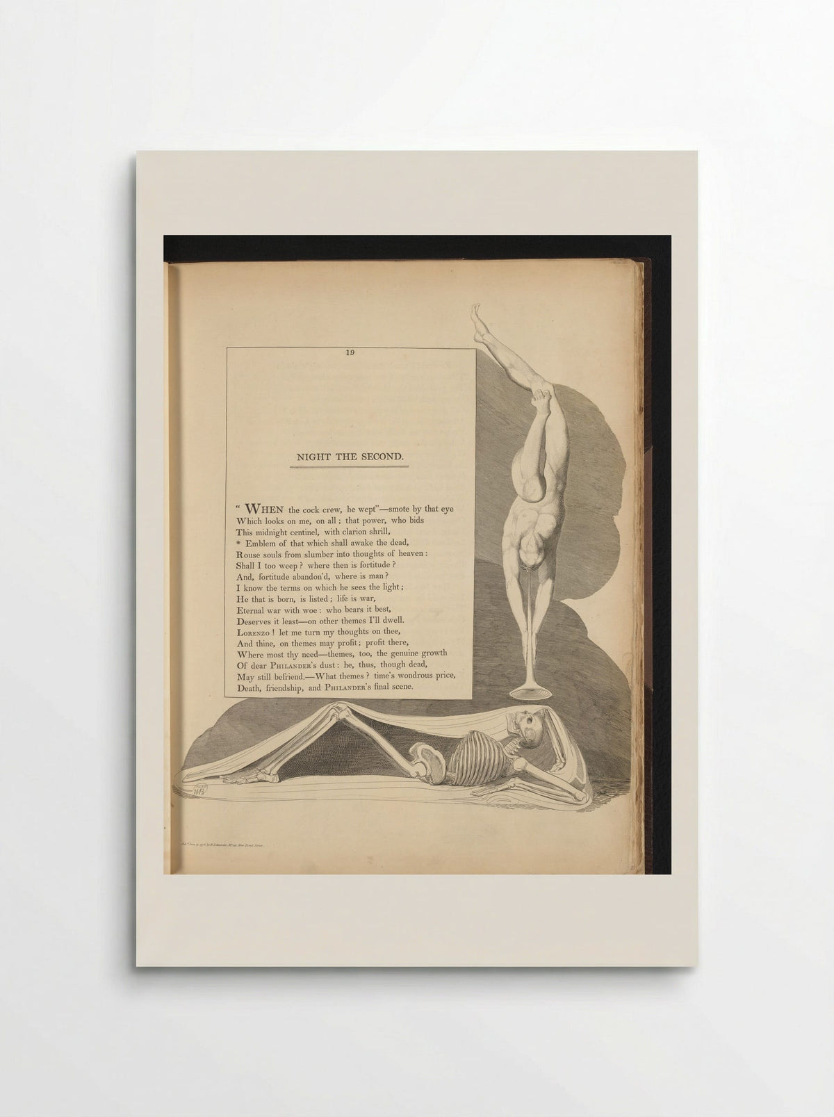 Night the Second - William Blake - Poster