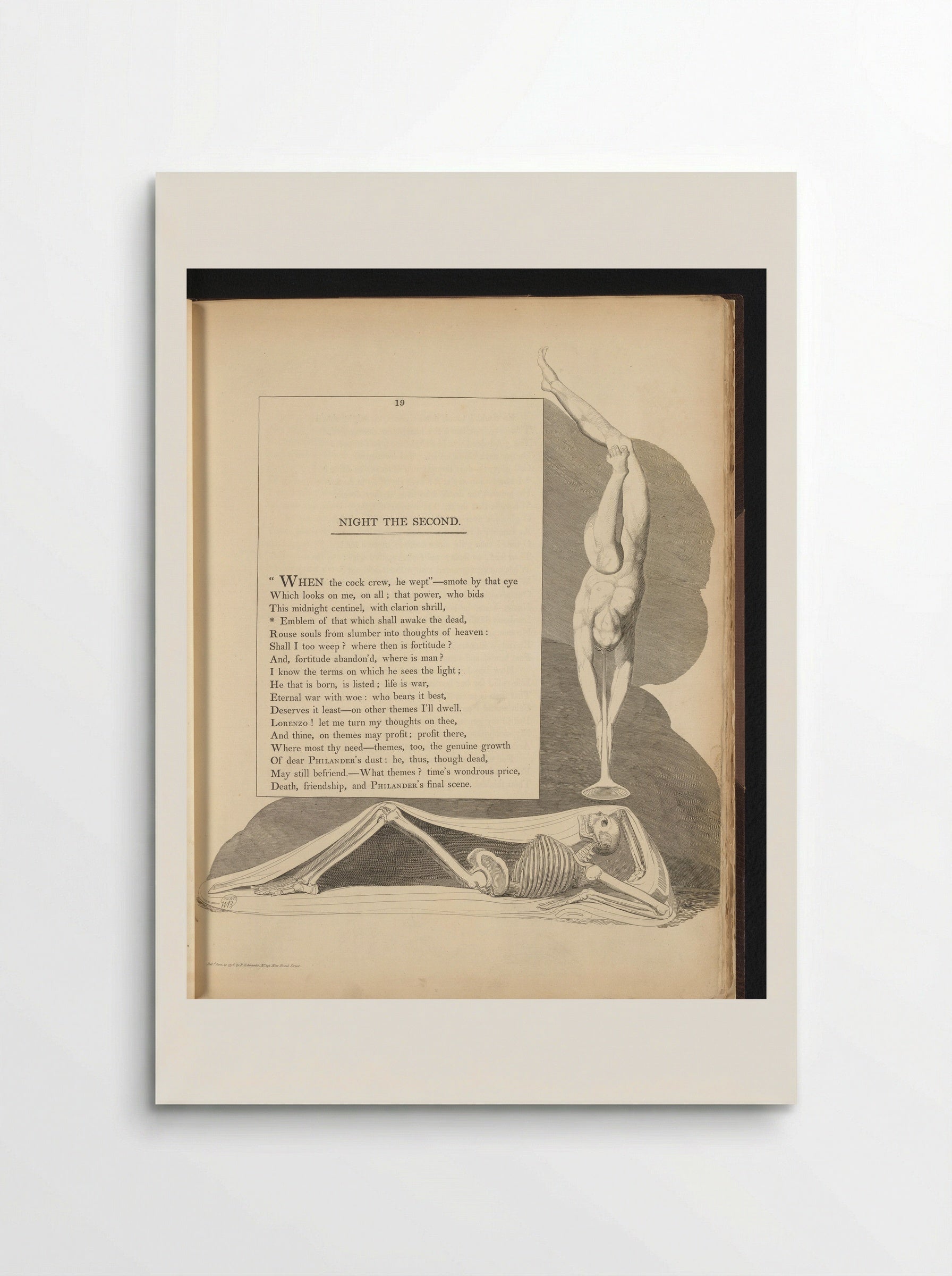 Night the Second - William Blake - Poster