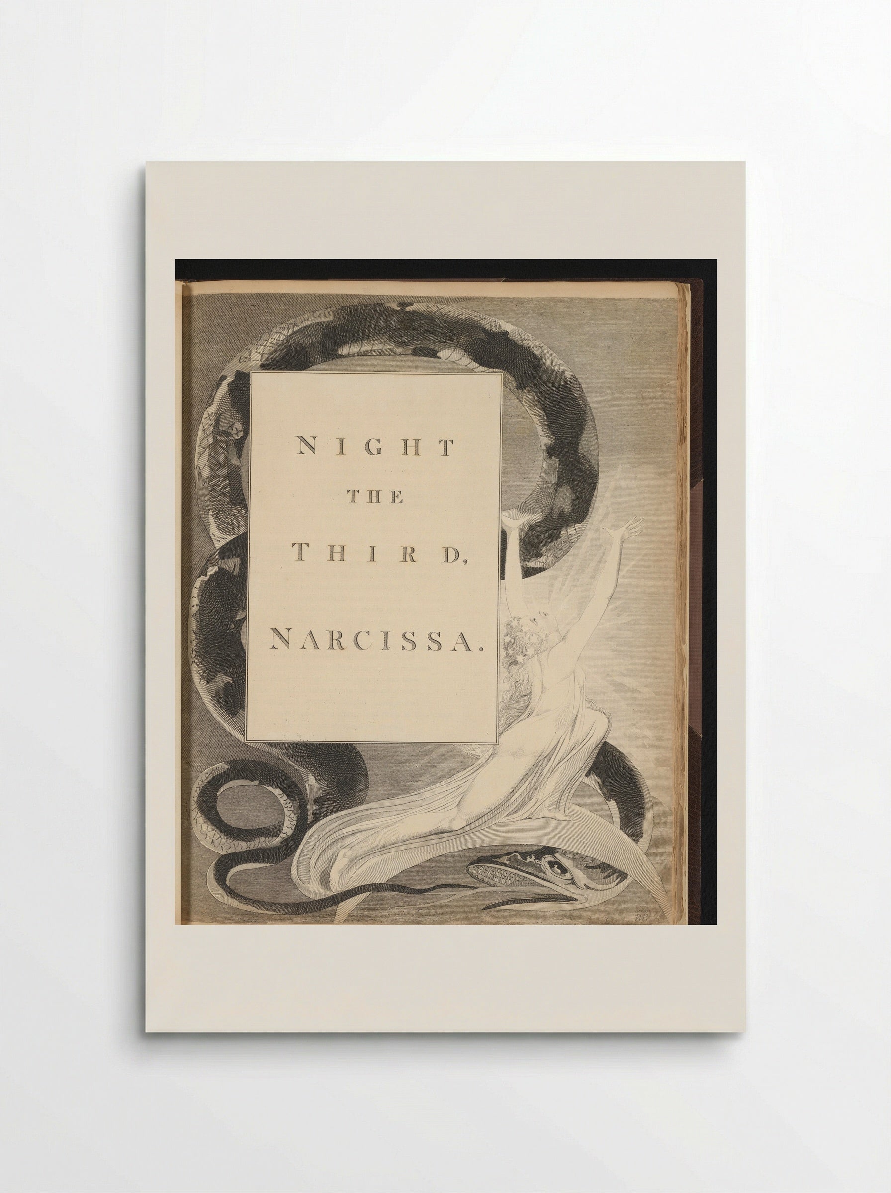 Night the Third, Narcissa - William Blake - Poster